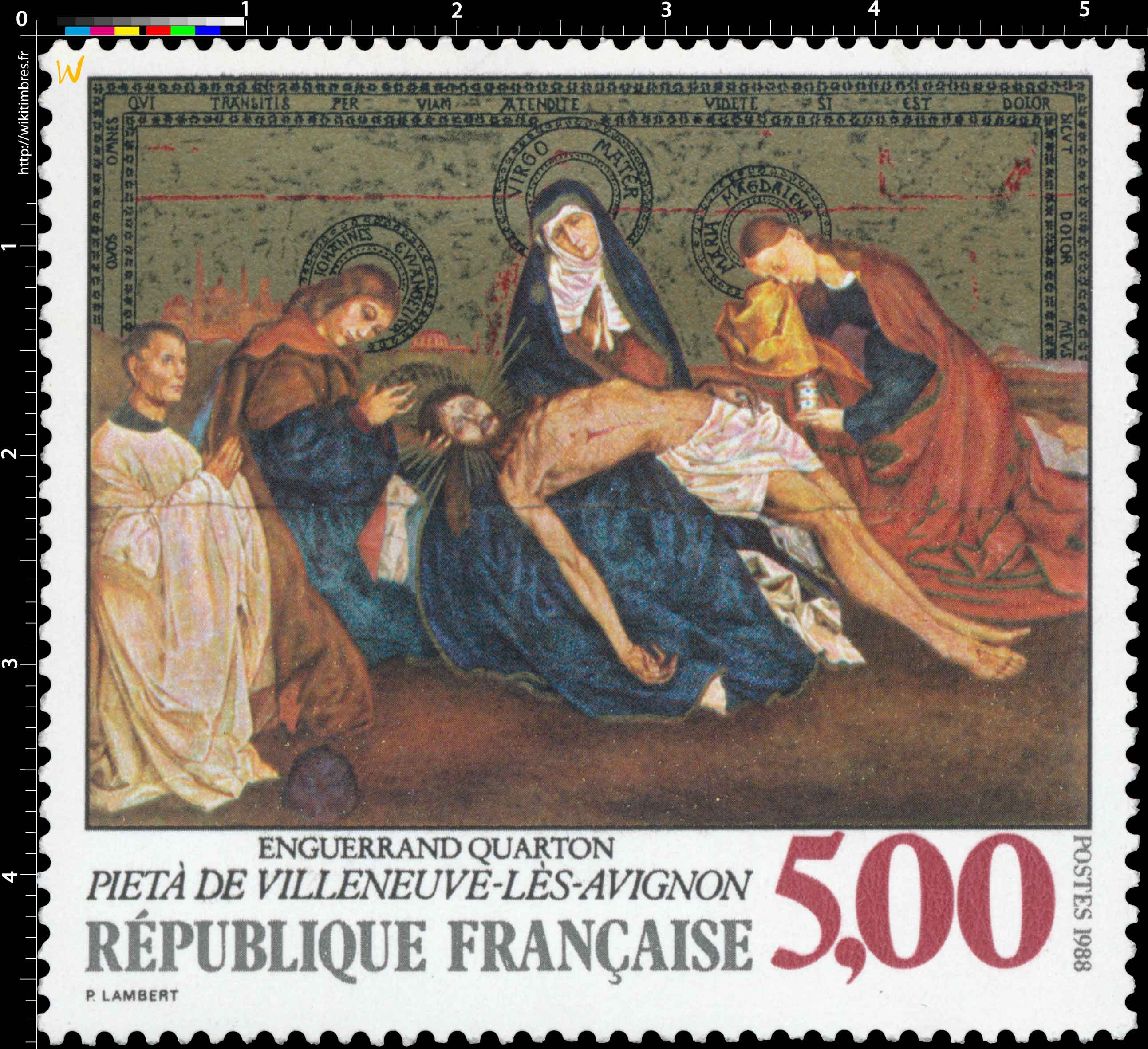 1988 ENGUERRAND QUARTON PIÉTA DE VILLENEUVE-LÈS-AVIGNON