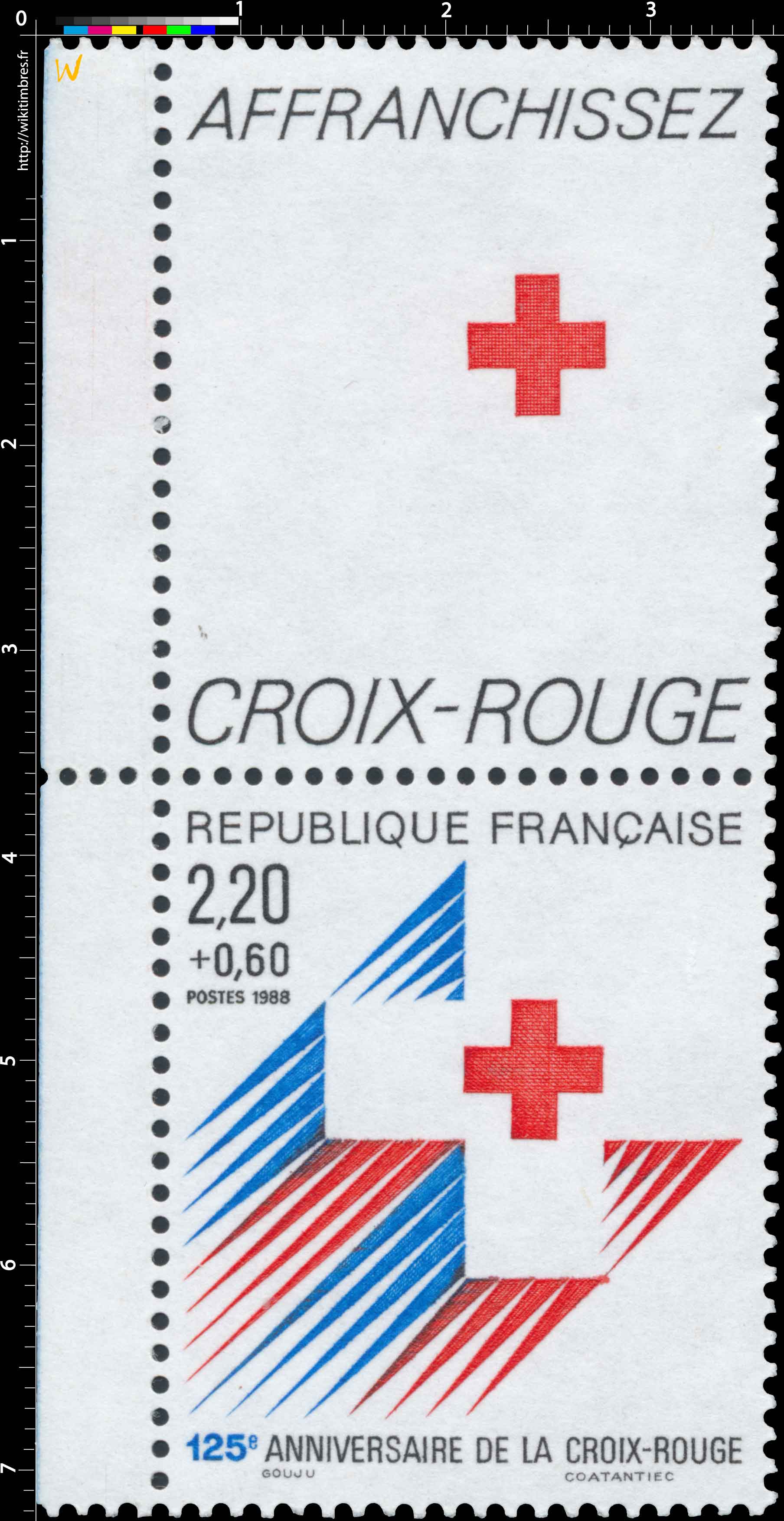 1988 125e ANNIVERSAIRE DE LA CROIX-ROUGE