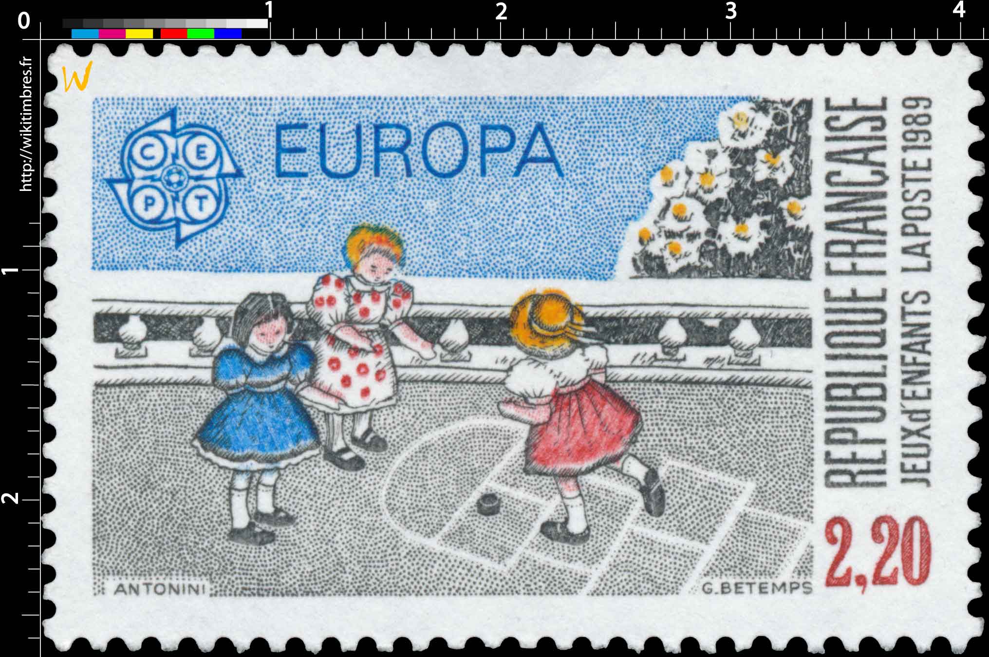 1989 EUROPA CEPT JEUX d'ENFANTS