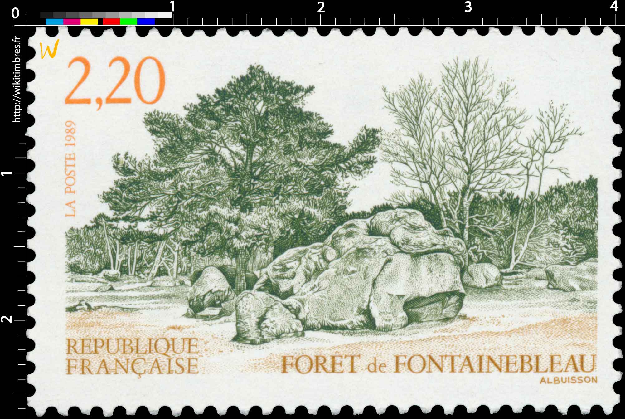 1989 FORÊT de FONTAINEBLEAU