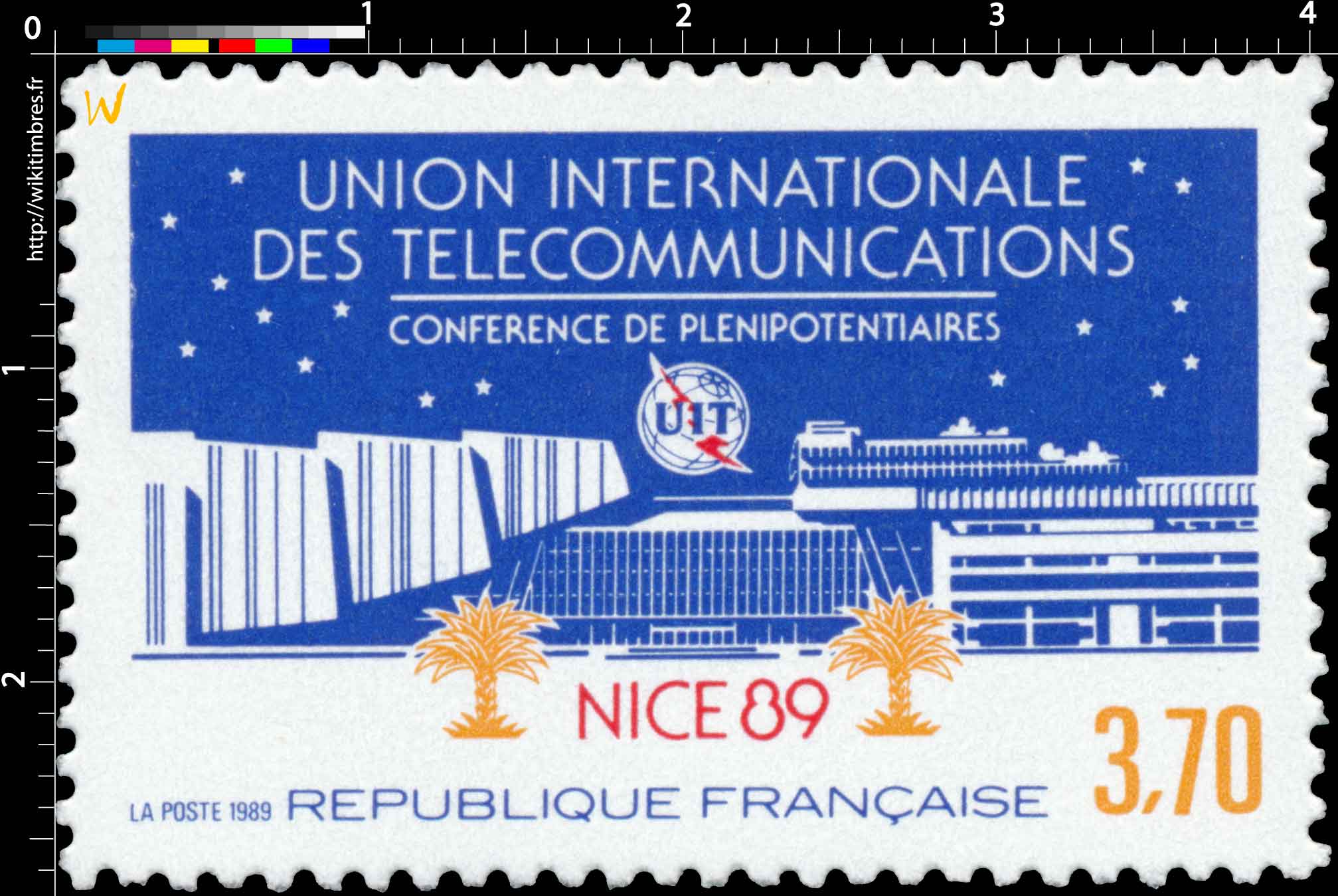 1989 UNION INTERNATIONALE DES TÉLÉCOMMUNICATIONS CONFÉRENCE DE PLÉNIPOTENTIAIRES NICE 89
