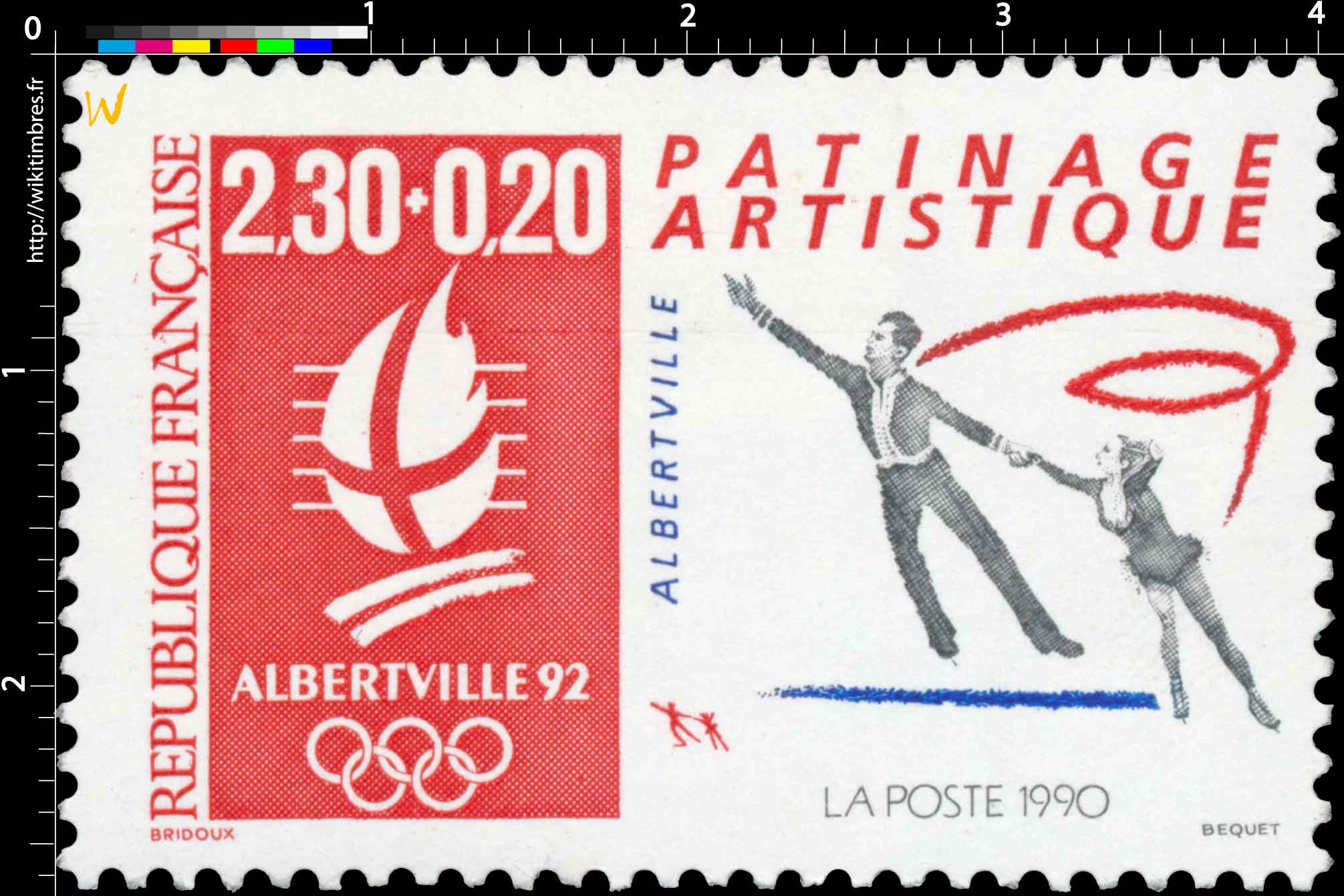 1990 ALBERTVILLE 92 PATINAGE ARTISTIQUE