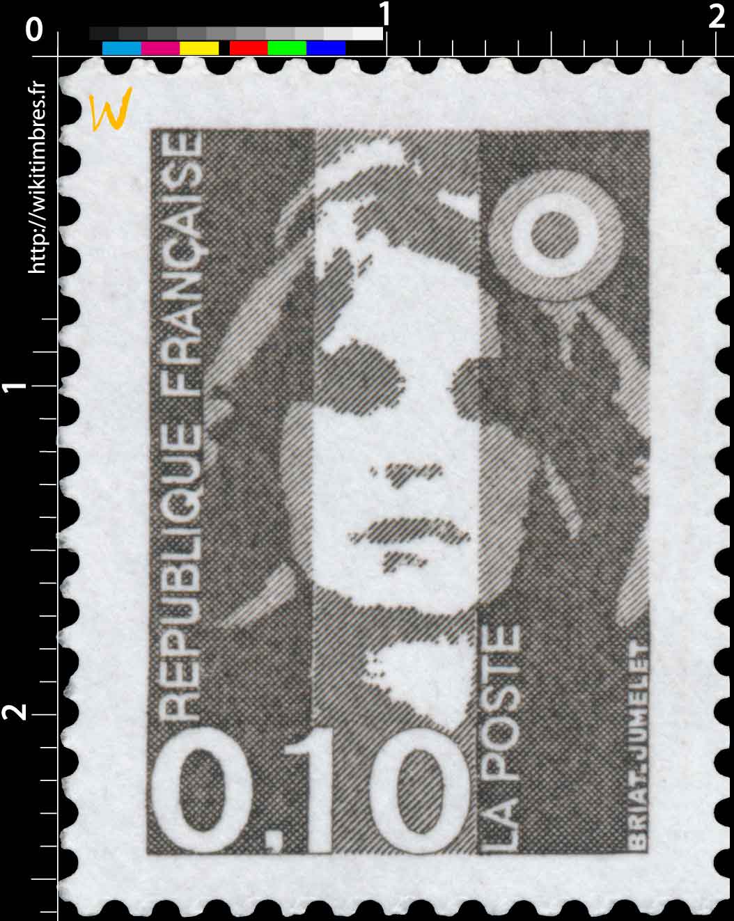 Sans légende particulière - type Marianne de Briat
