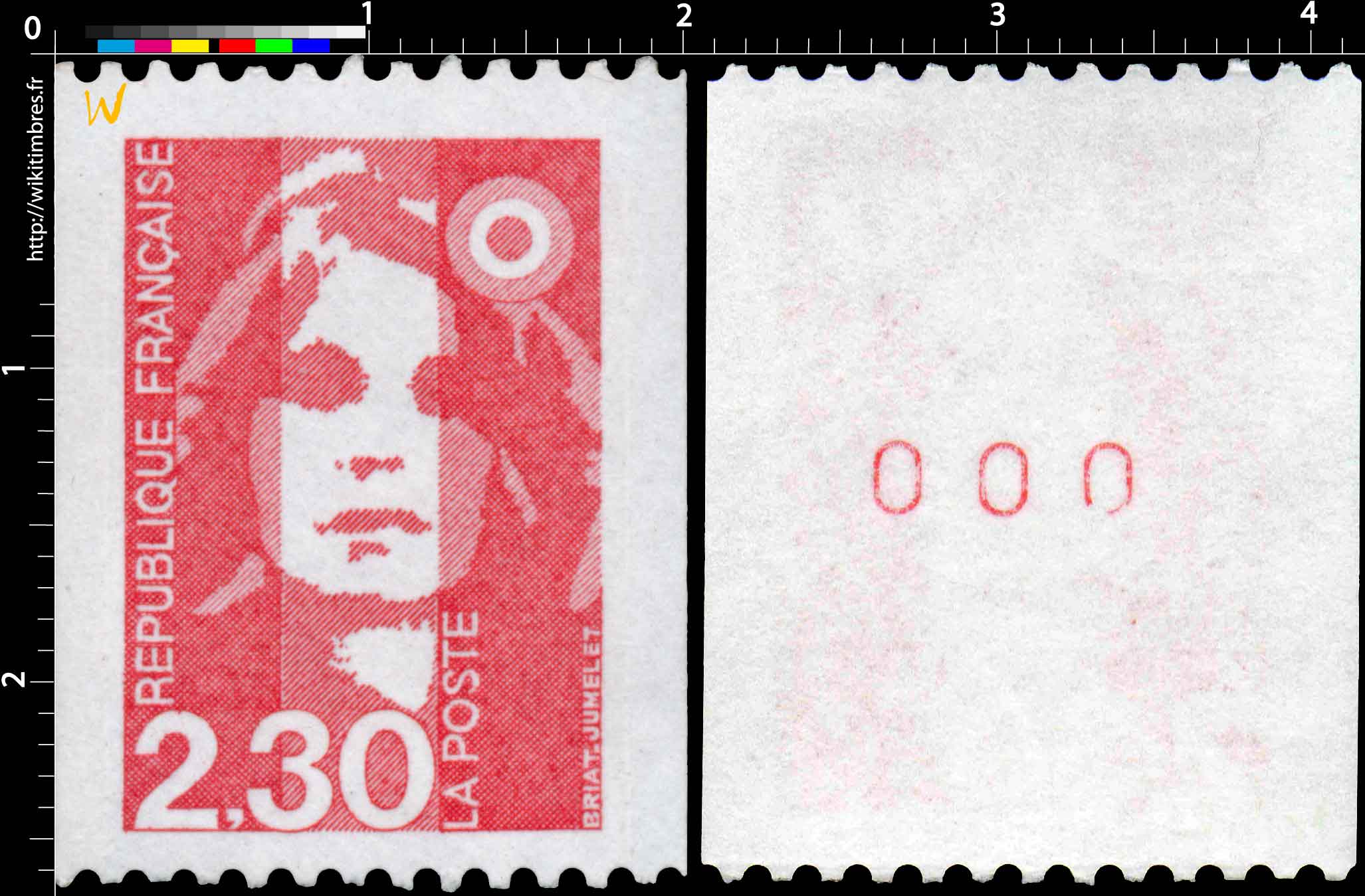 Sans légende particulière - type Marianne de Briat