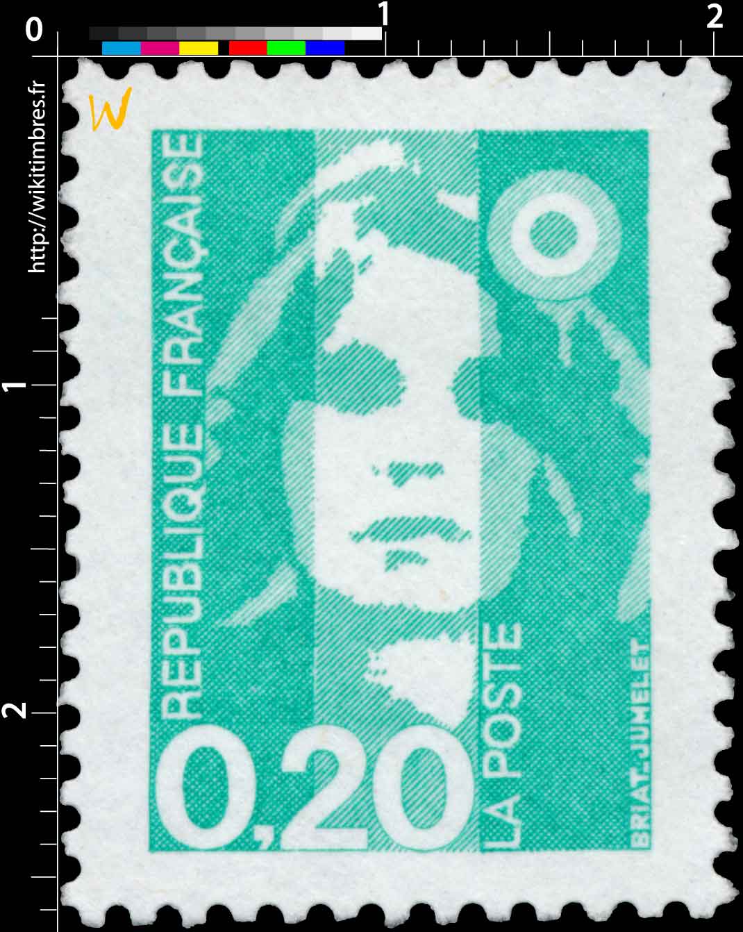 Sans légende particulière - type Marianne de Briat