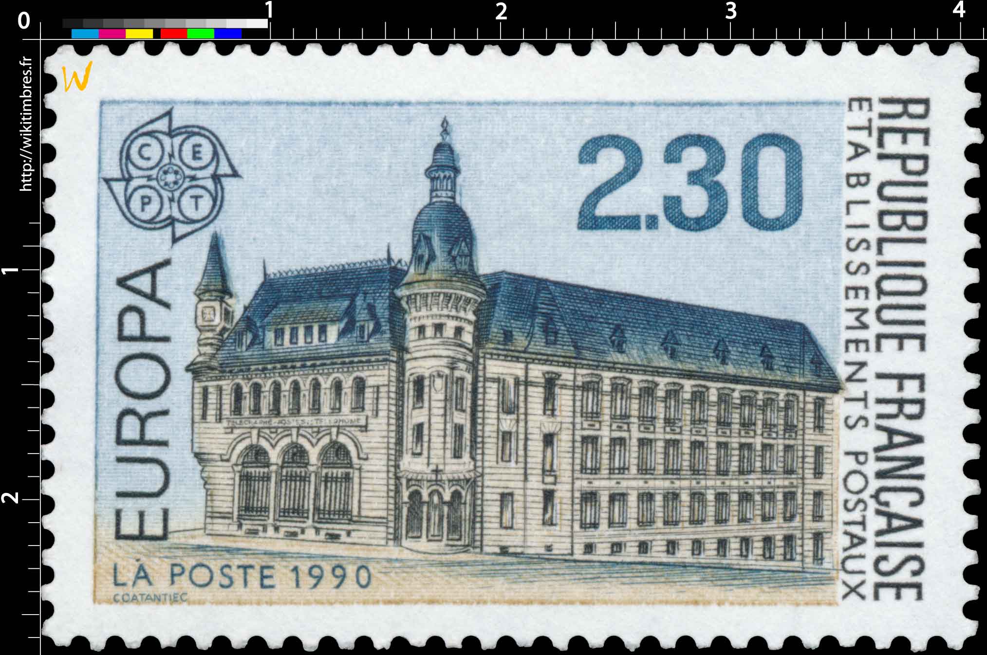 1990 EUROPA CEPT ÉTABLISSEMENTS POSTAUX