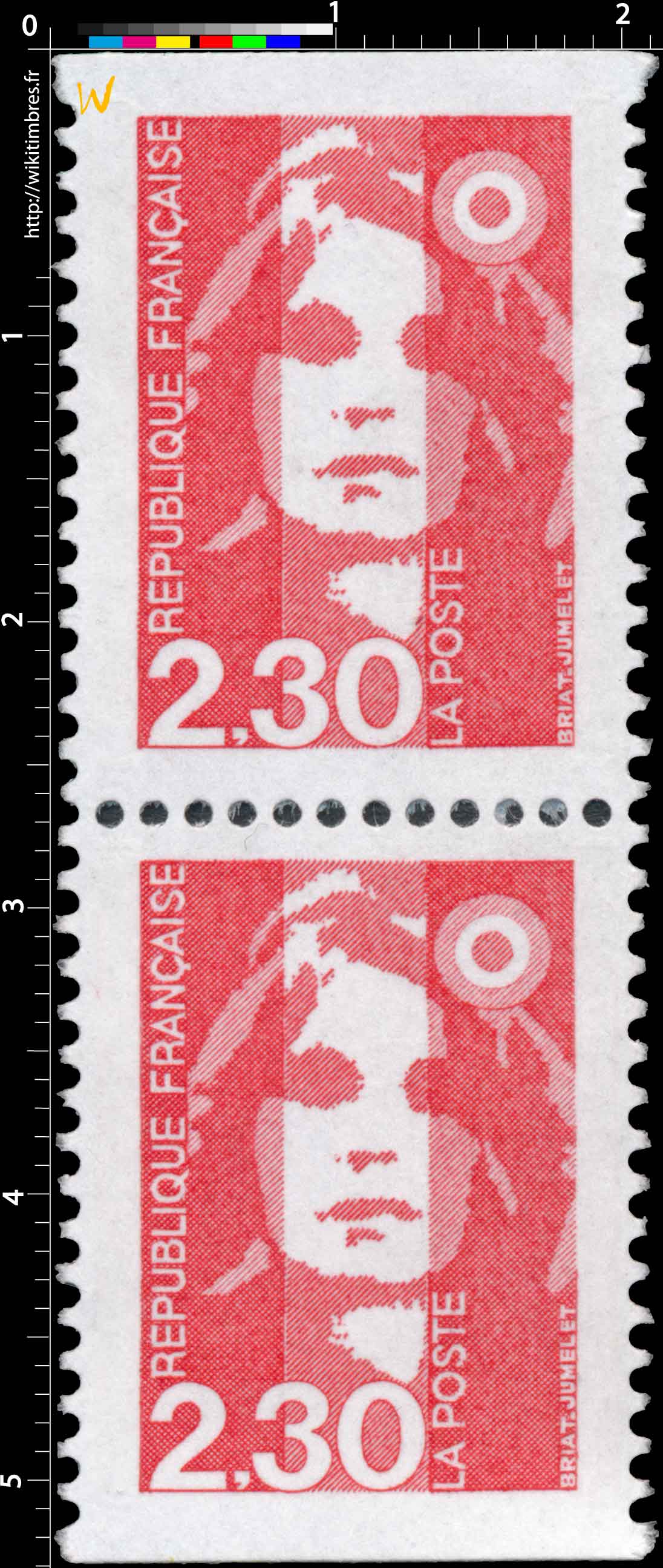 Sans légende particulière - type Marianne de Briat