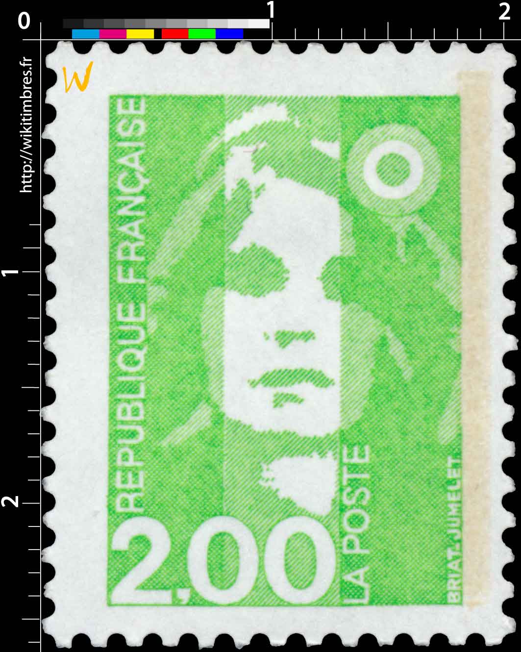 Sans légende particulière - type Marianne de Briat