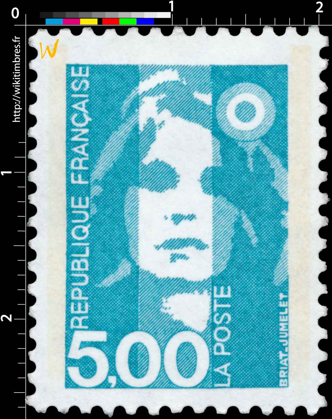 Sans légende particulière - type Marianne de Briat