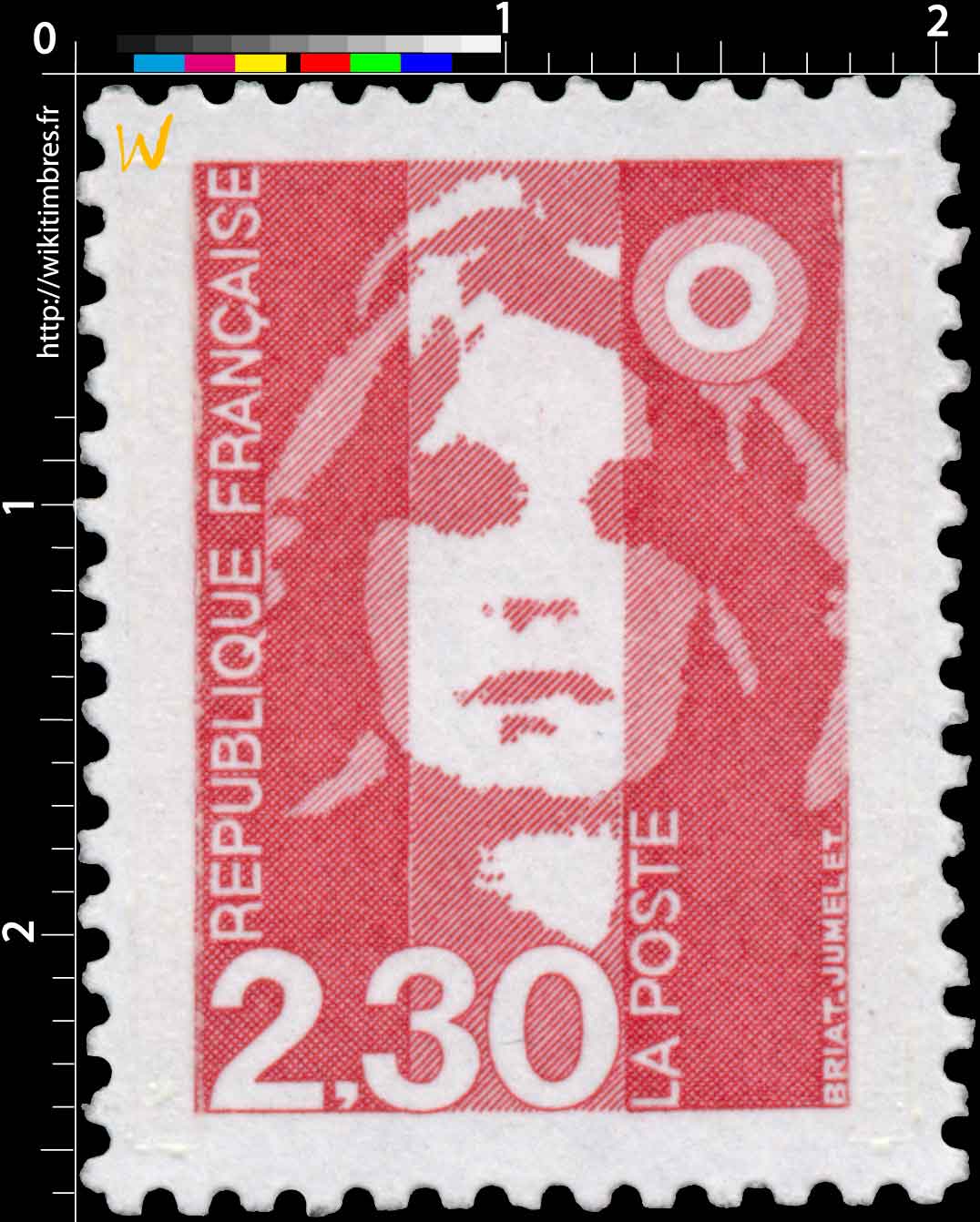 Sans légende particulière - type Marianne de Briat