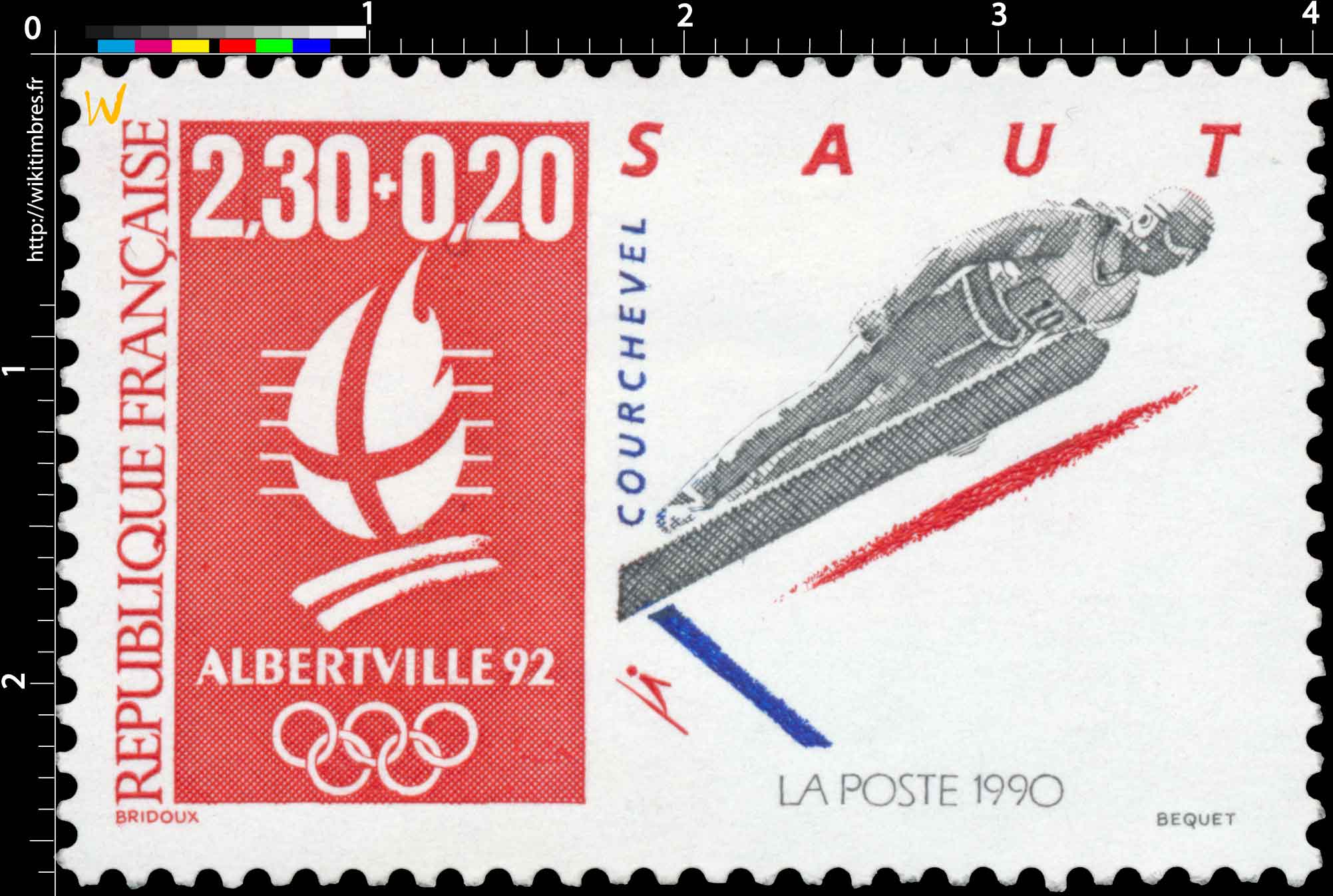1990 ALBERTVILLE 92 SAUT COURCHEVEL
