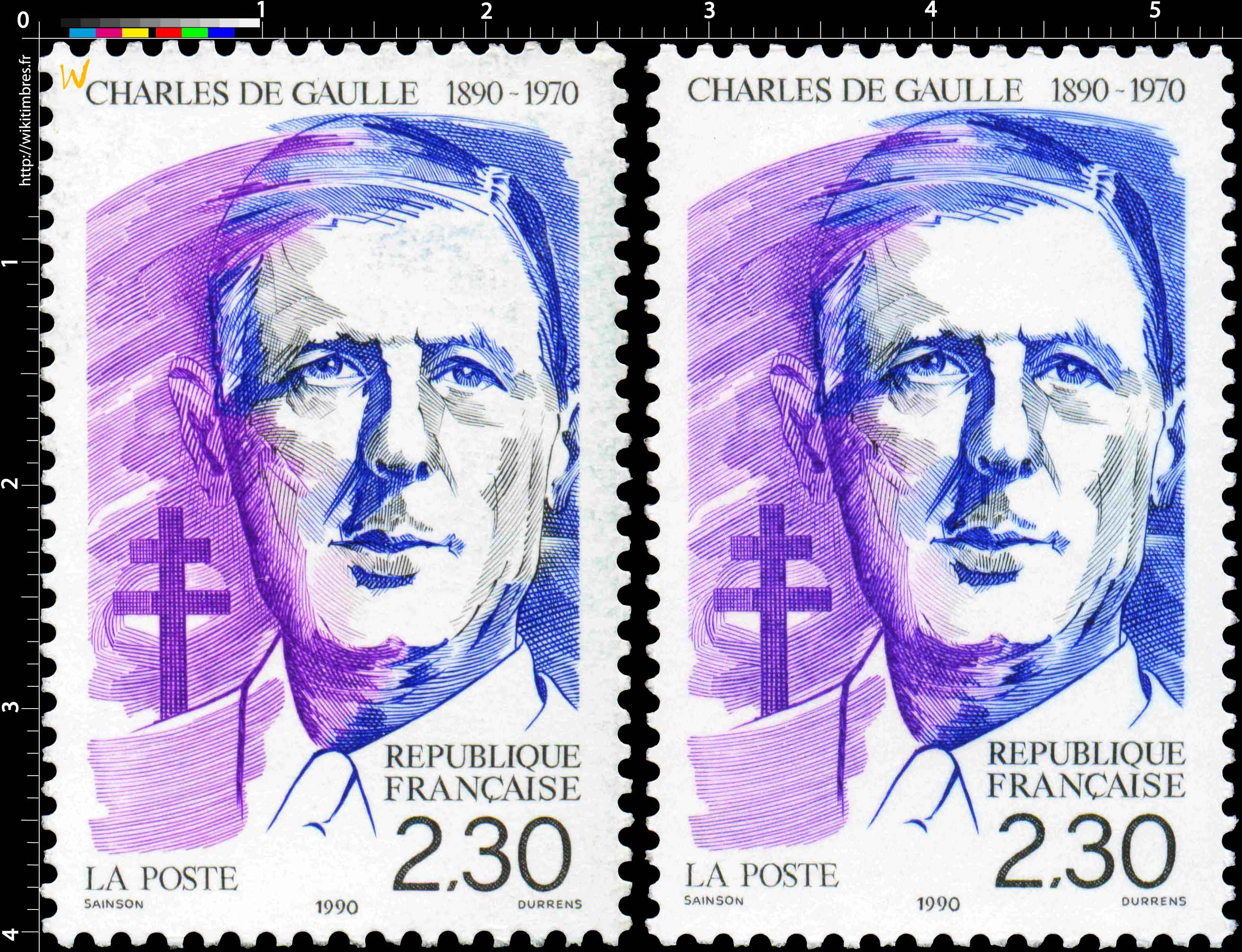 1990 CHARLES DE GAULLE 1890-1970