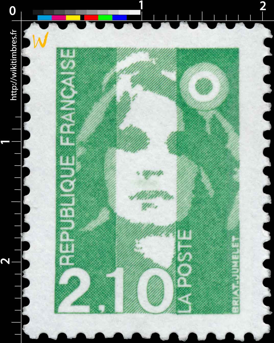 Sans légende particulière - type Marianne de Briat