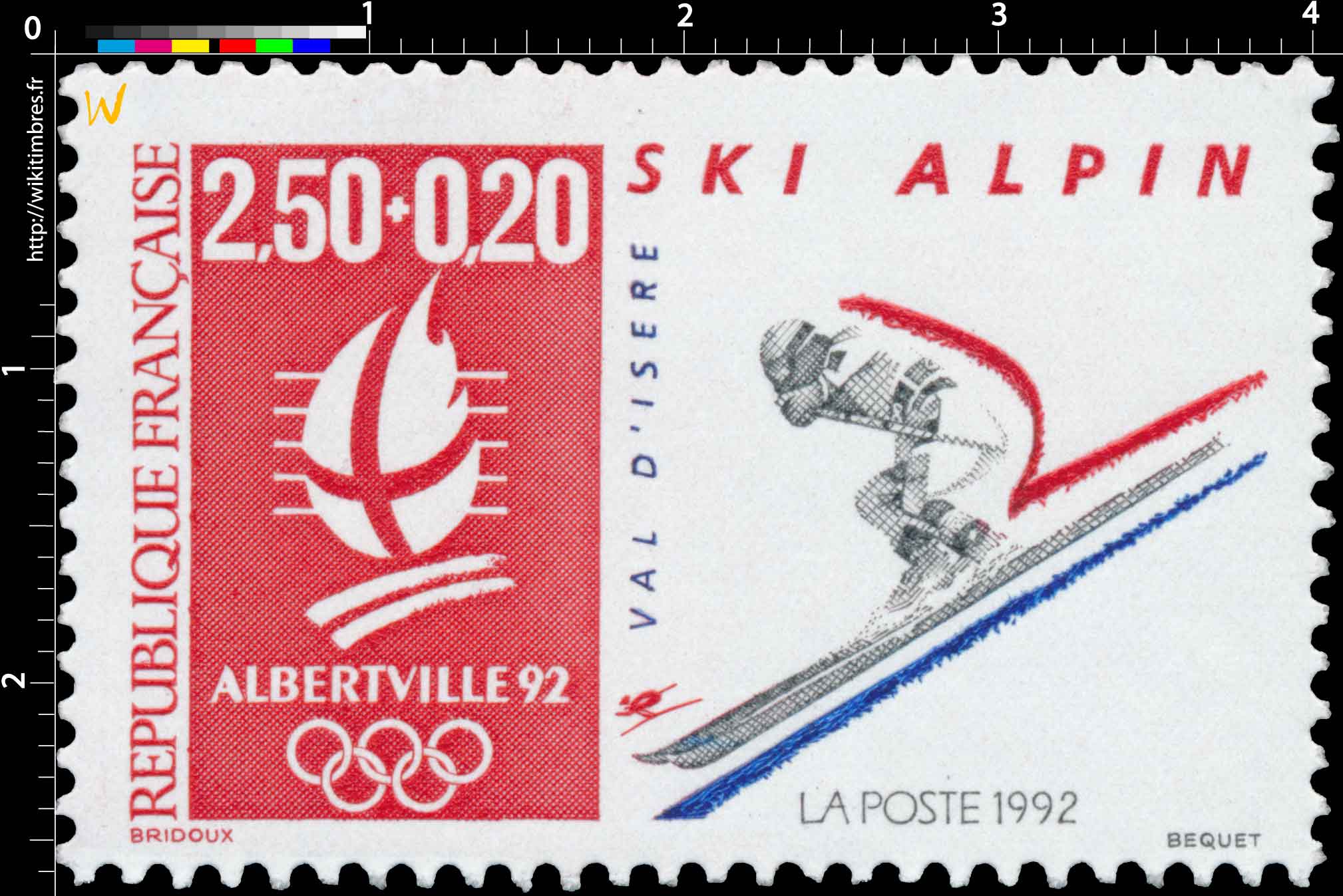 1992 ALBERTVILLE 92 SKI ALPIN VAL D'ISÈRE