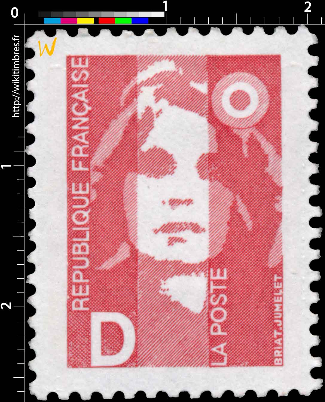 Sans légende particulière - type Marianne de Briat