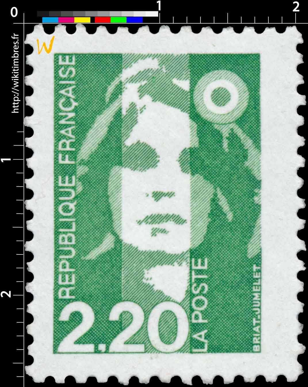 Sans légende particulière - type Marianne de Briat