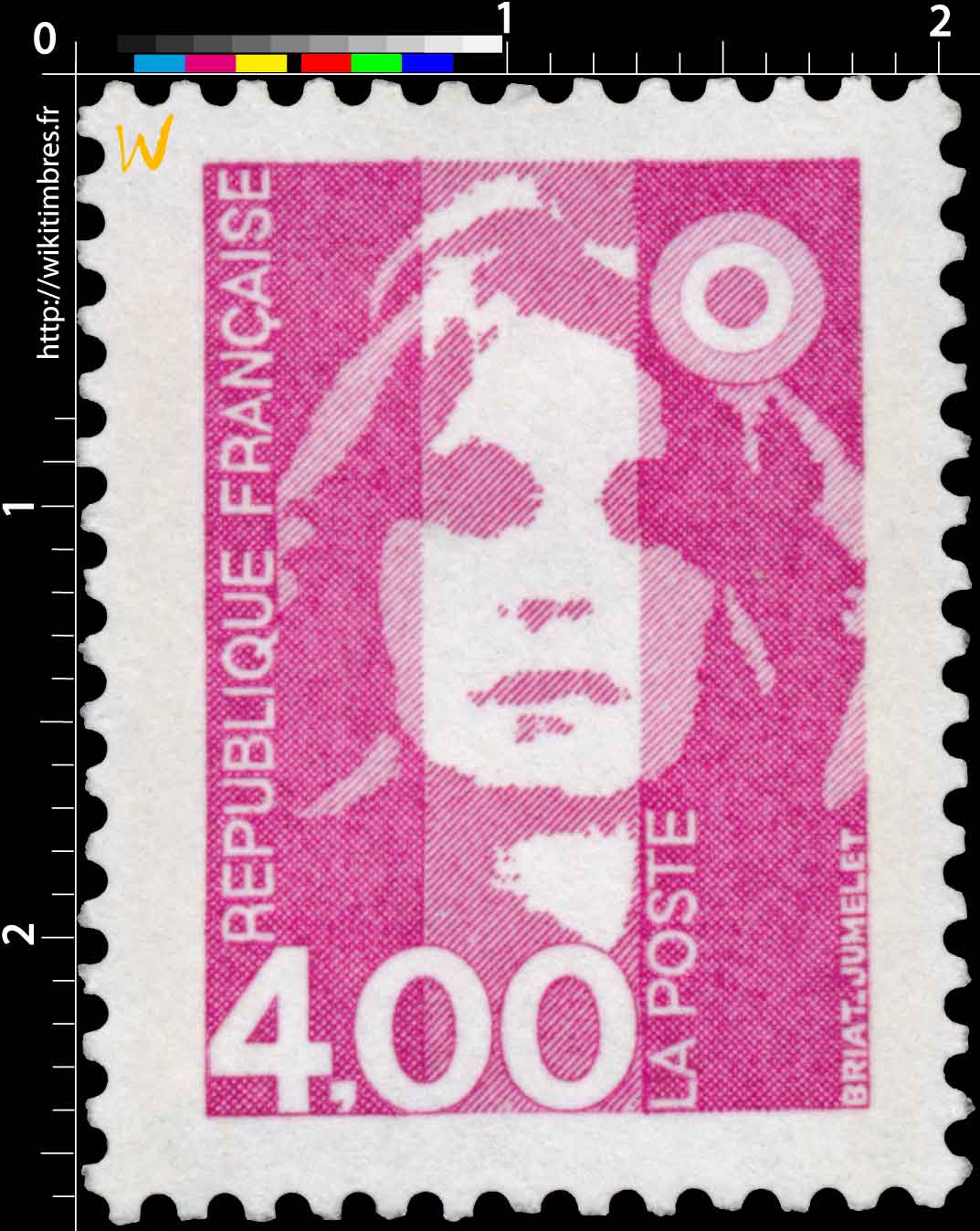 Sans légende particulière - type Marianne de Briat