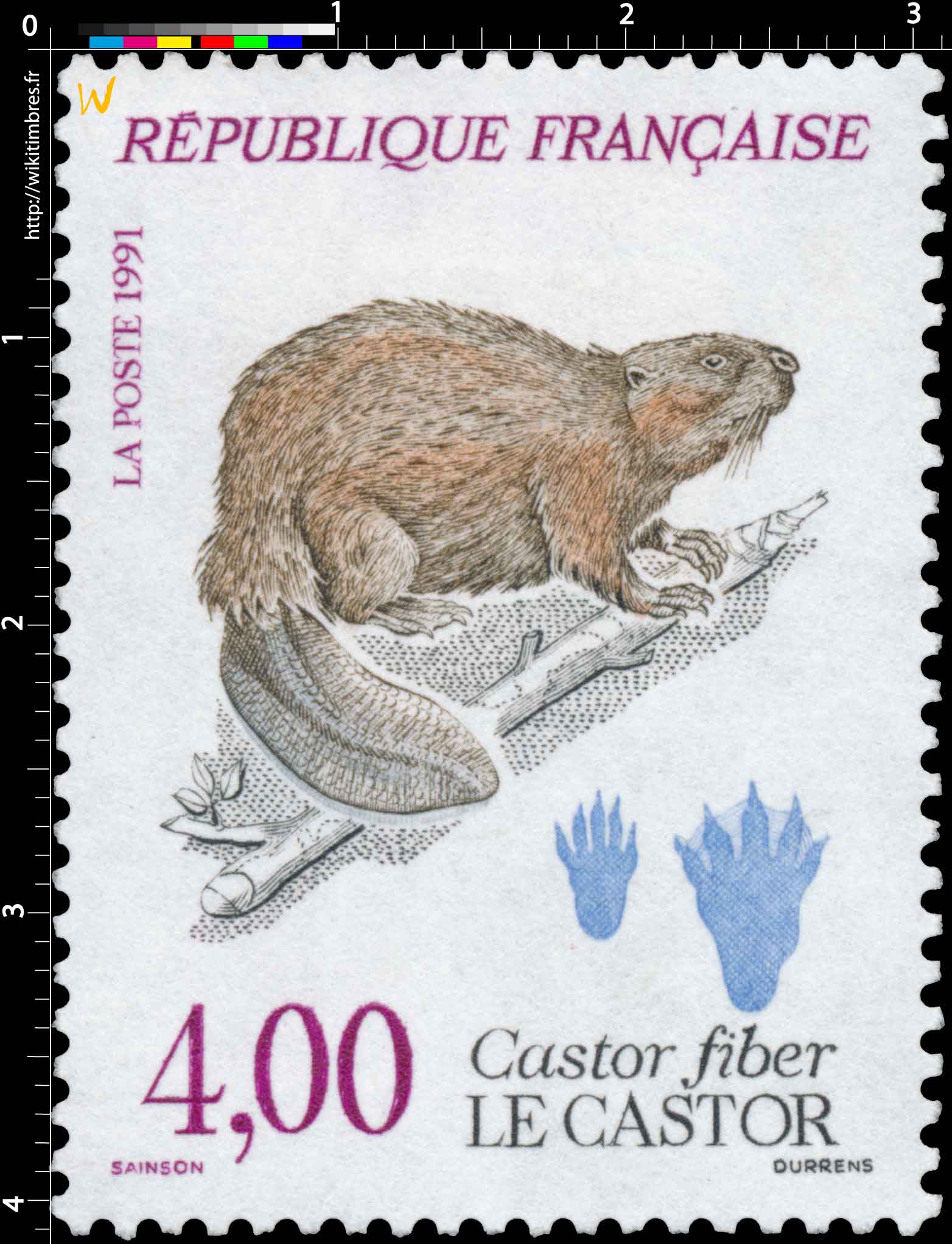 1991 LE CASTOR Castor fiber