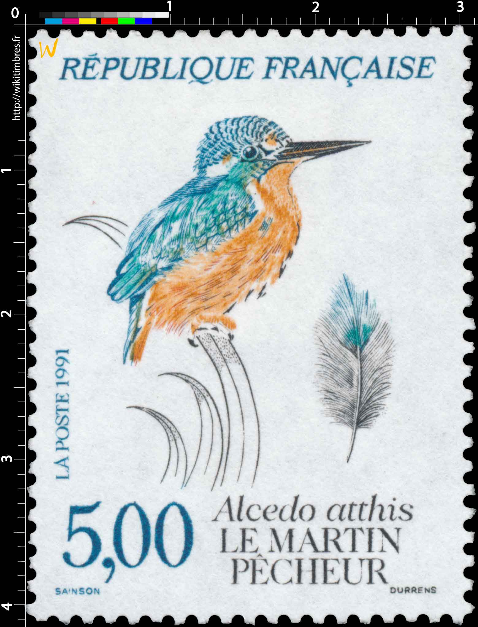 1991 LE MARTIN-PÊCHEUR Alcedo atthis