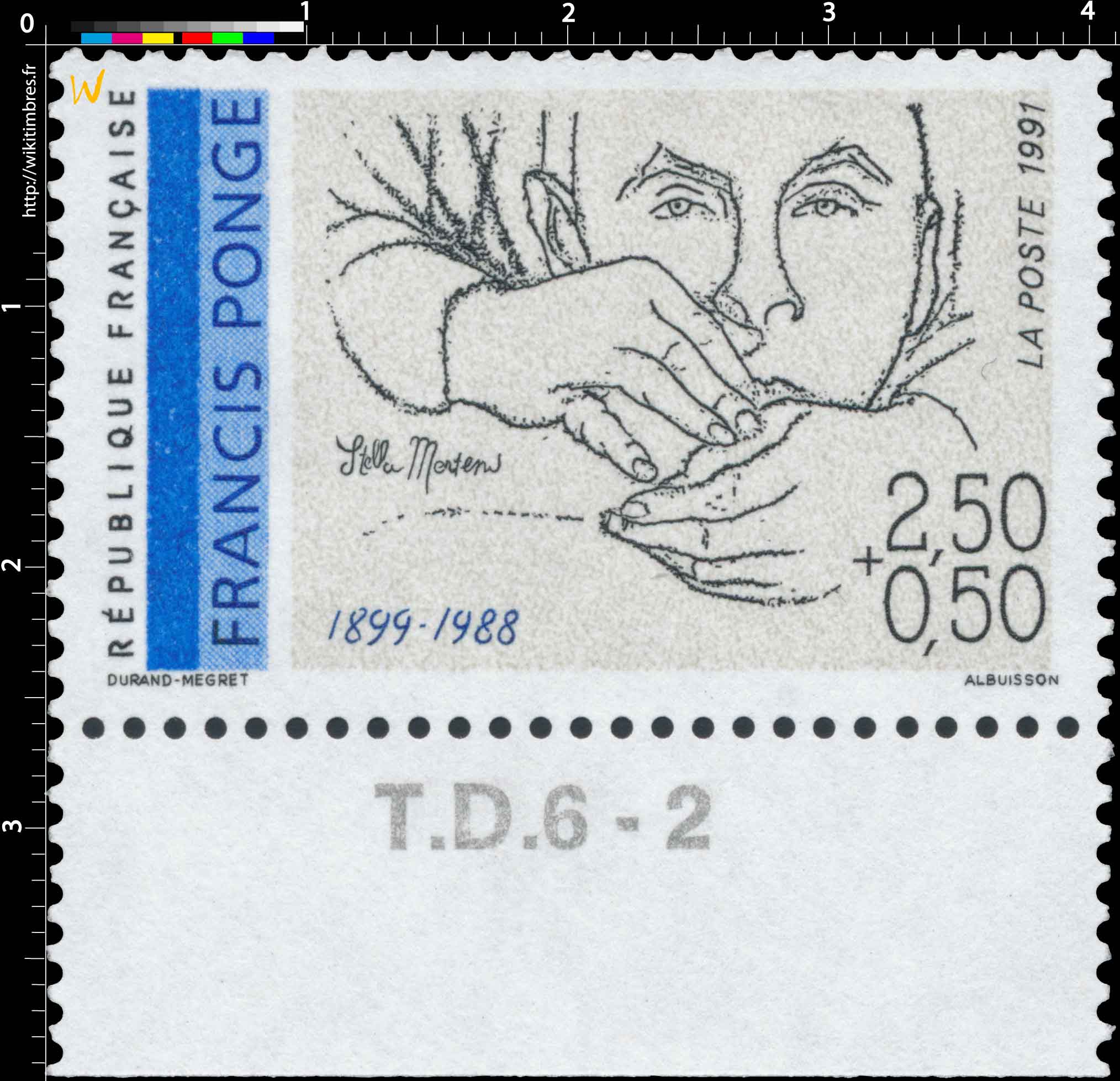 1991 FRANCIS PONGE 1899-1988