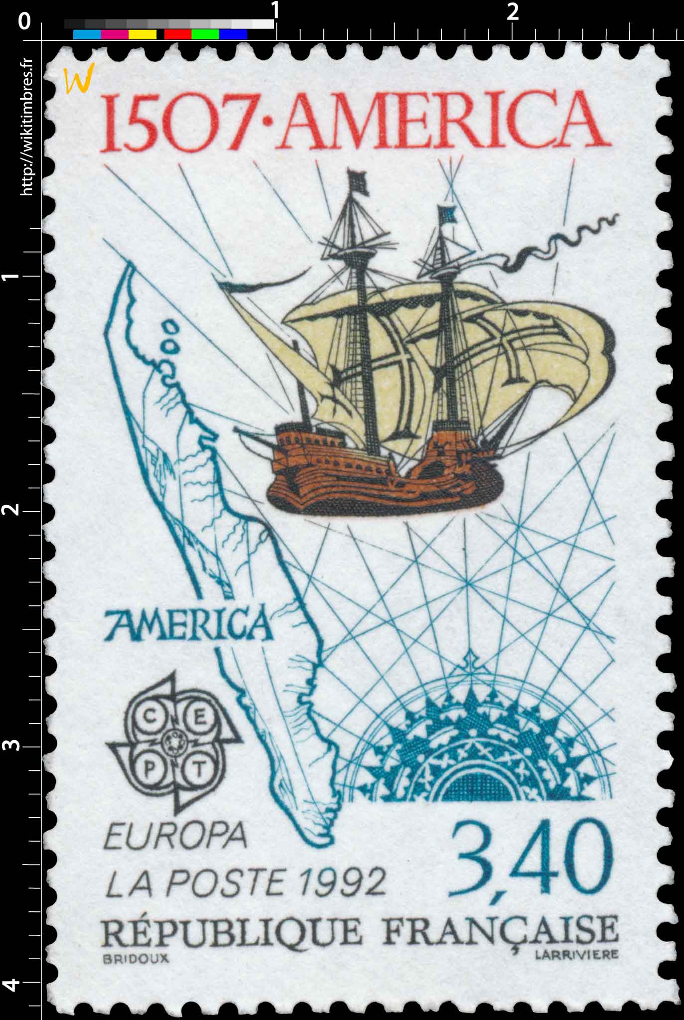 1992 EUROPA CEPT 1507 - AMERICA