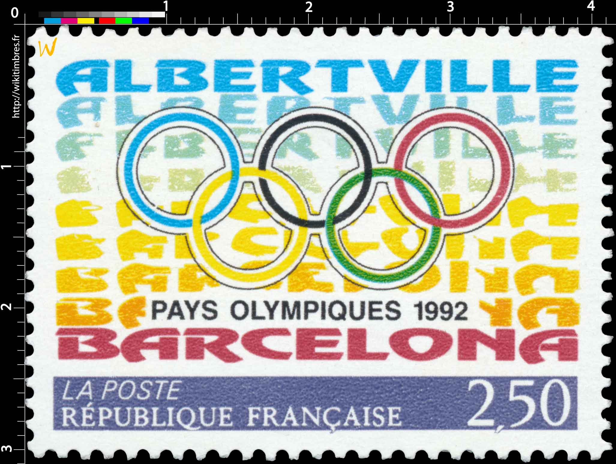 ALBERTVILLE PAYS OLYMPIQUES 1992 BARCELONA