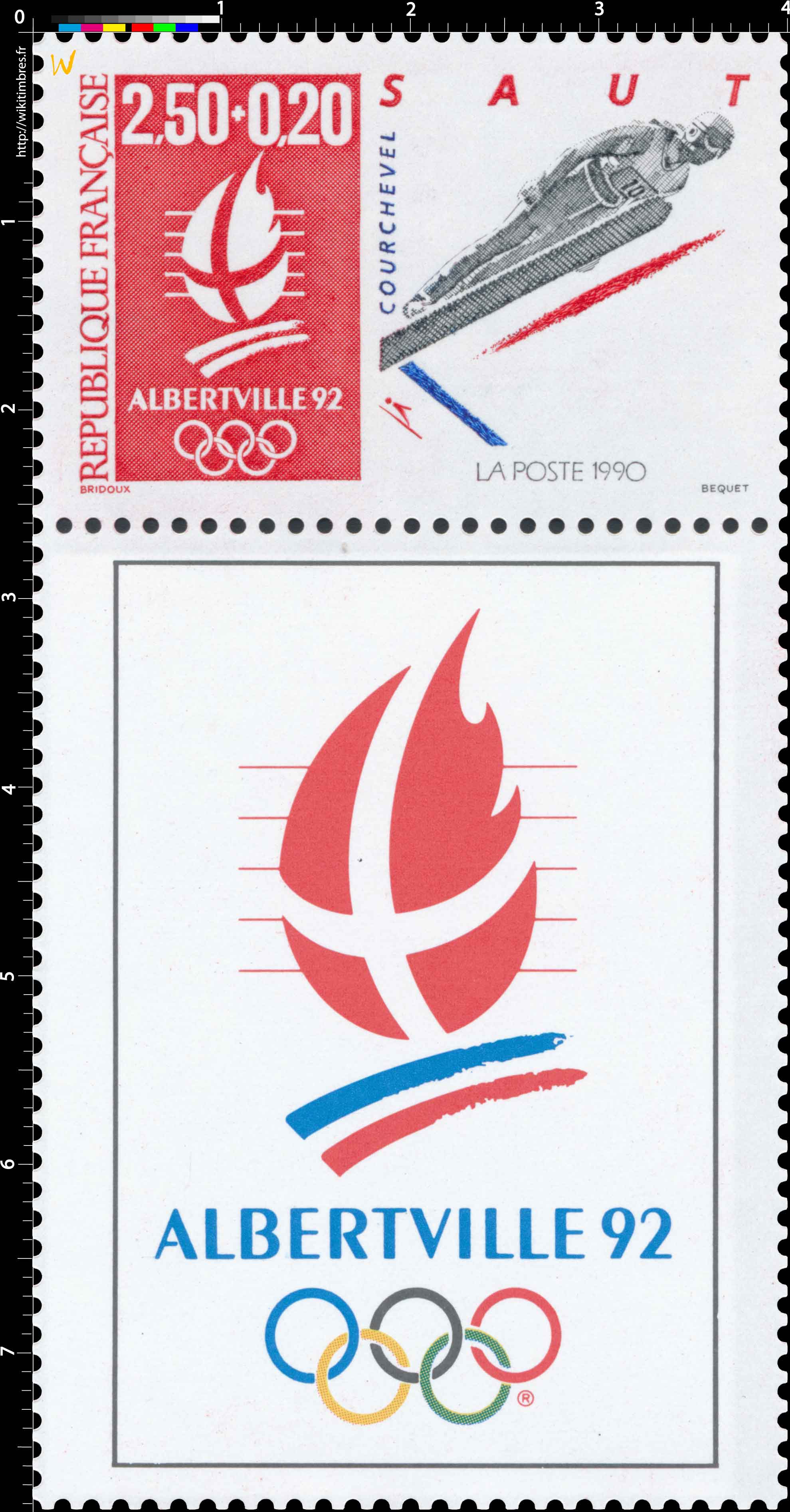 1990 ALBERTVILLE 92. JEUX OLYMPIQUES D'HIVER, SAUT. TYP