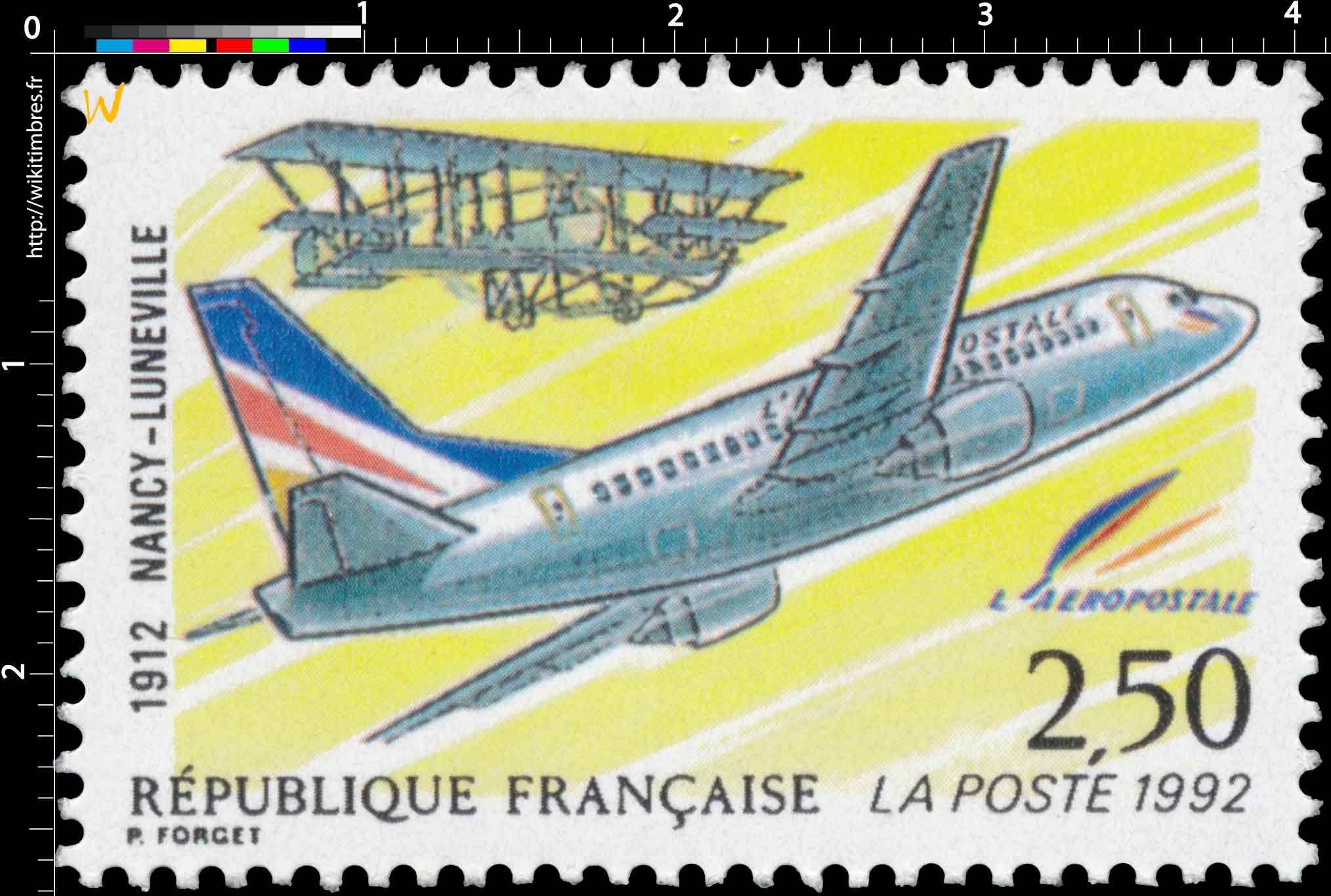 1992 NANCY-LUNÉVILLE 1912 L'AÉROPOSTALE