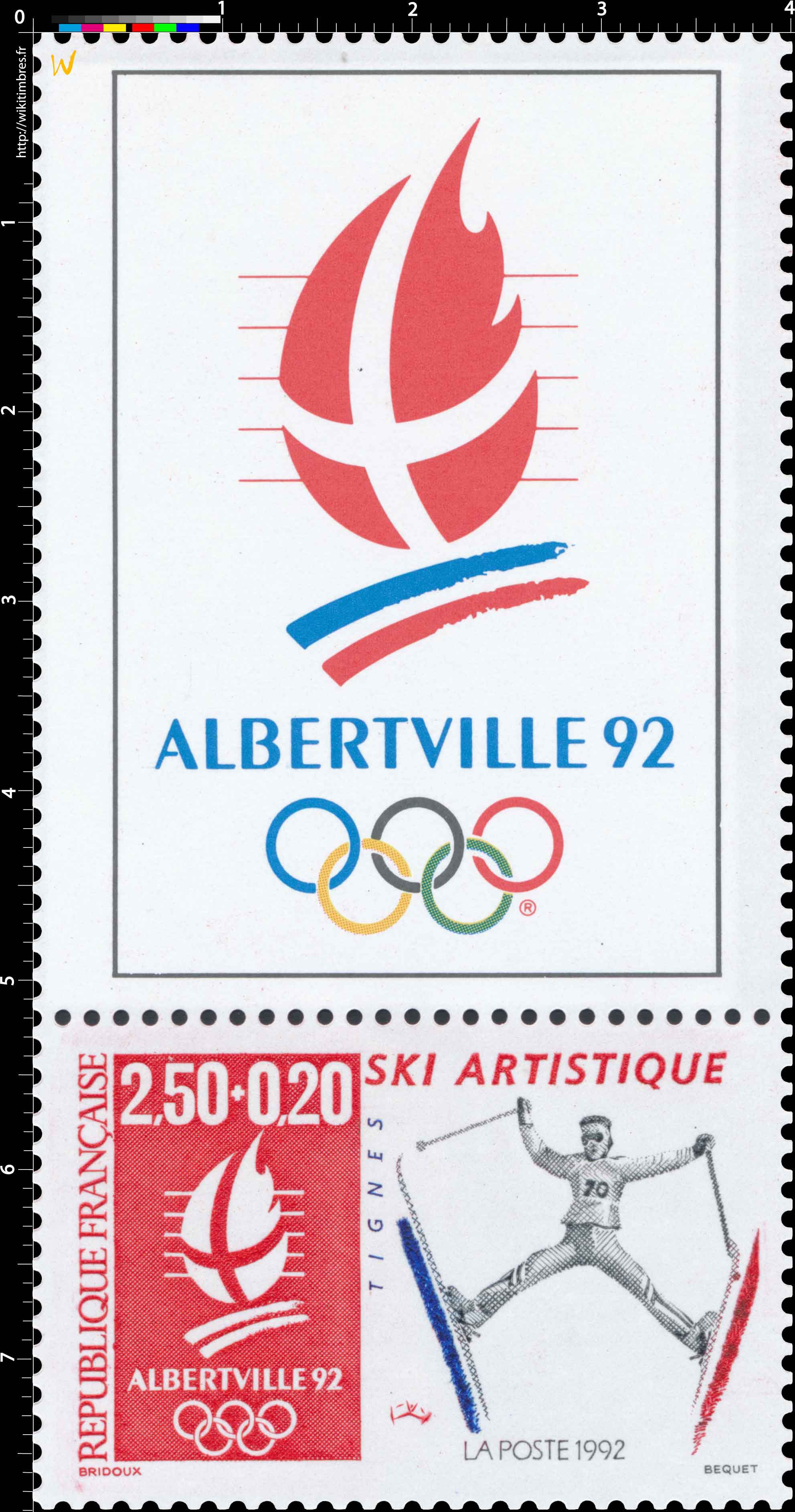 1992 ALBERTVILLE 92 SKI ARTISTIQUE TIGNES