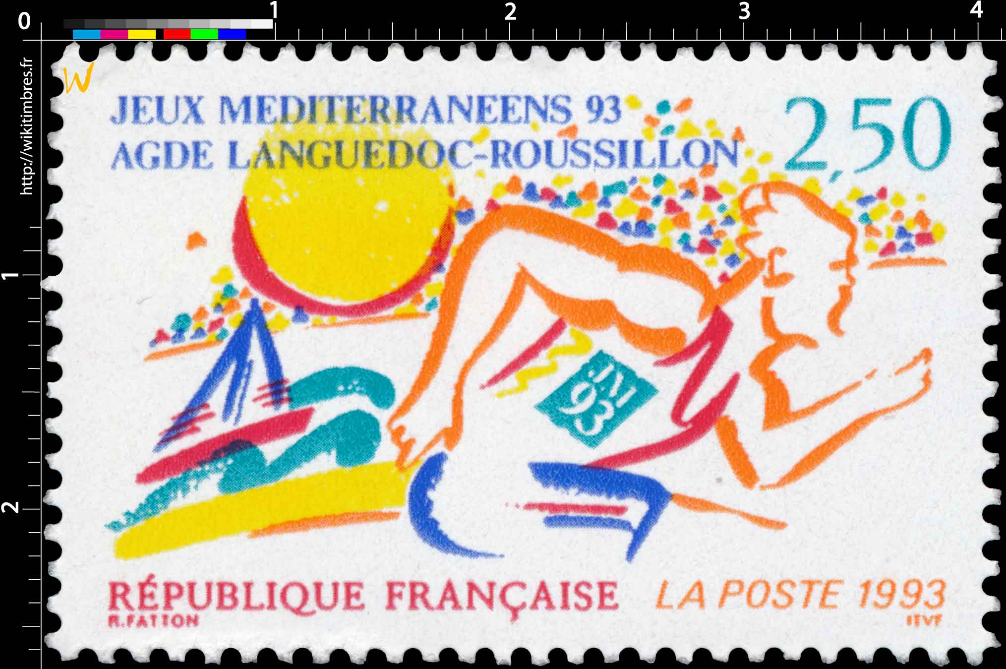 1993 JEUX MÉDITERRANÉENS 93 AGDE LANGUEDOC-ROUSSILLON