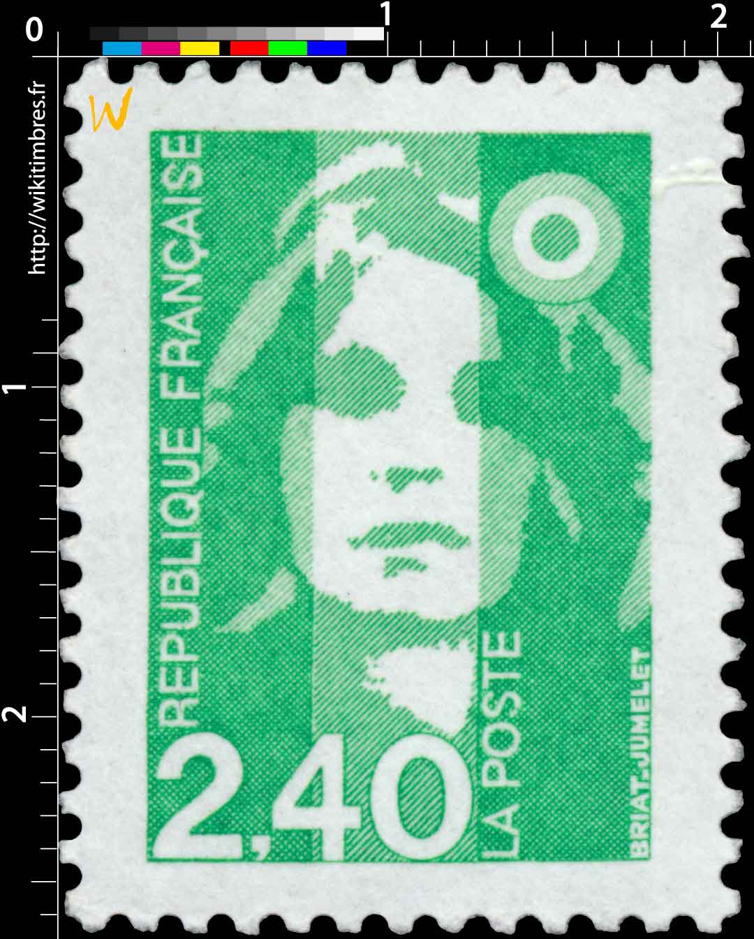 Sans légende particulière - type Marianne de Briat