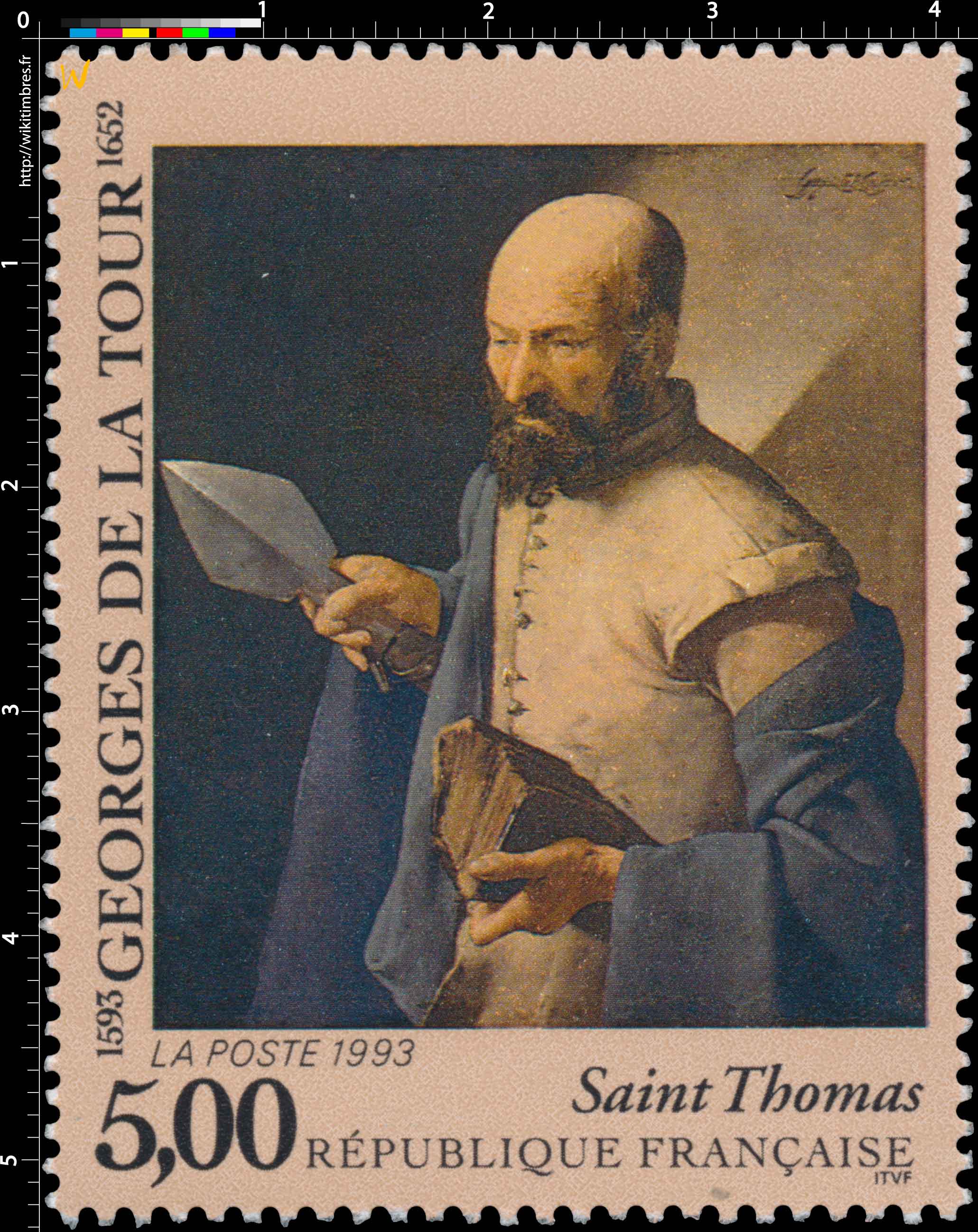 1993 GEORGES DE LA TOUR 1593-1652 Saint Thomas