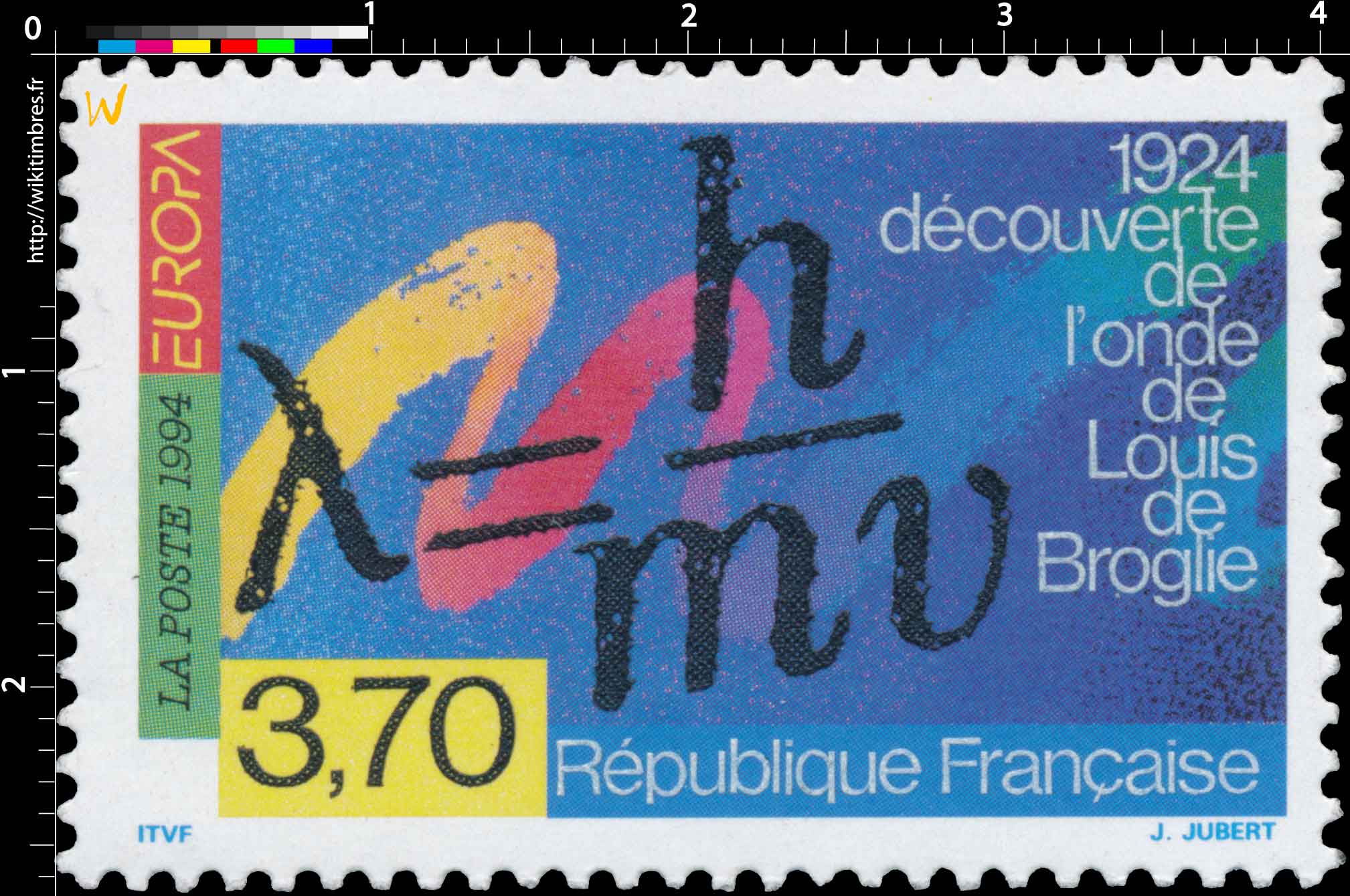 1994 EUROPA 1924 découverte de l'onde de Louis de Broglie