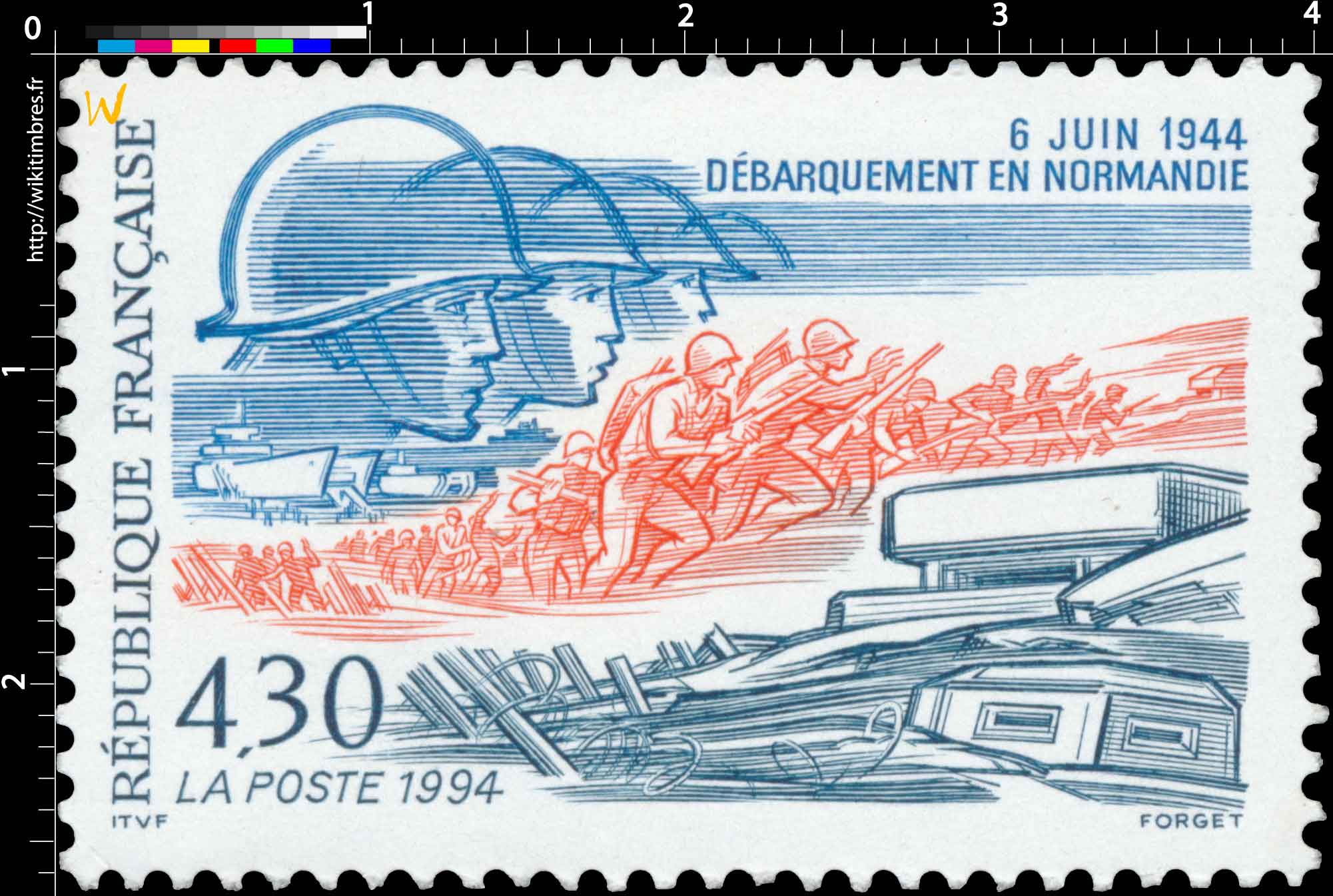 1994 6 JUIN 1944 DÉBARQUEMENT EN NORMANDIE