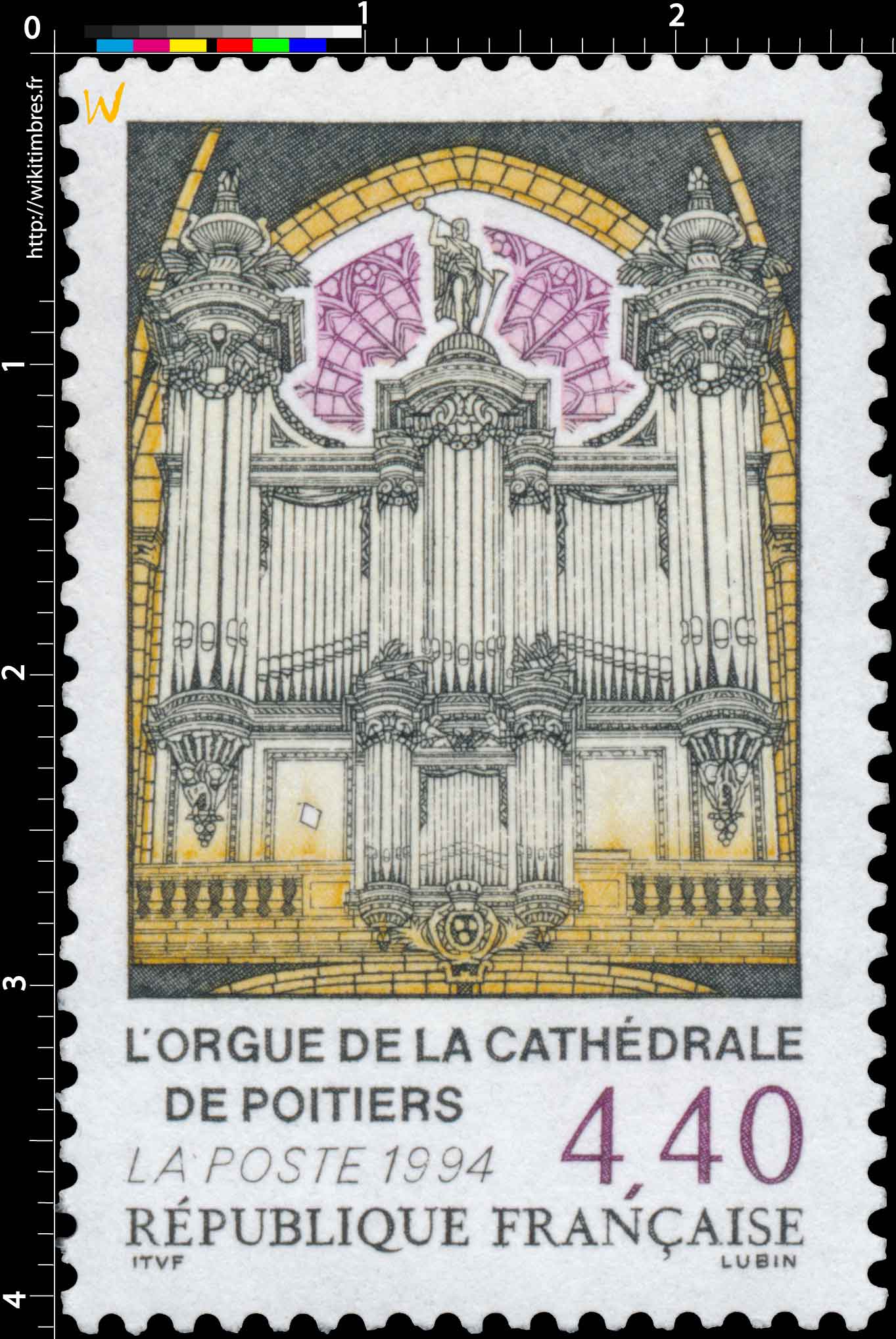 1994 L'ORGUE DE LA CATHÉDRALE DE POITIERS