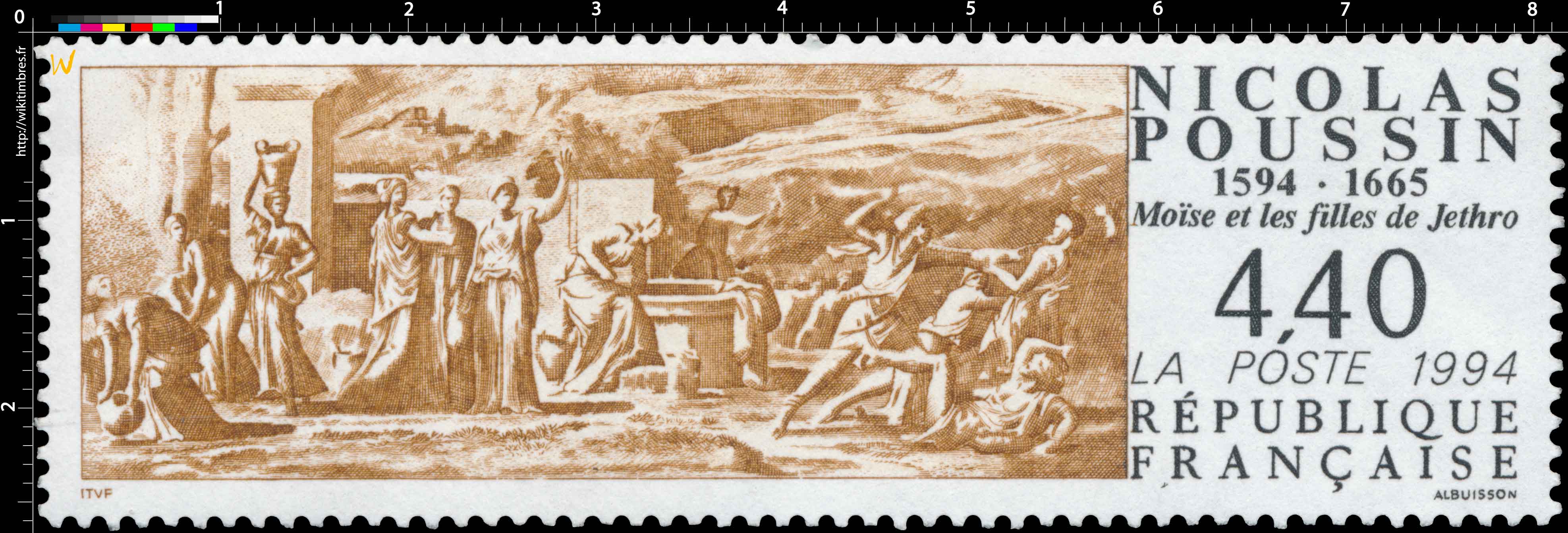 1994 NICOLAS POUSSIN 1594-1665 Moïse et les filles de Jethro