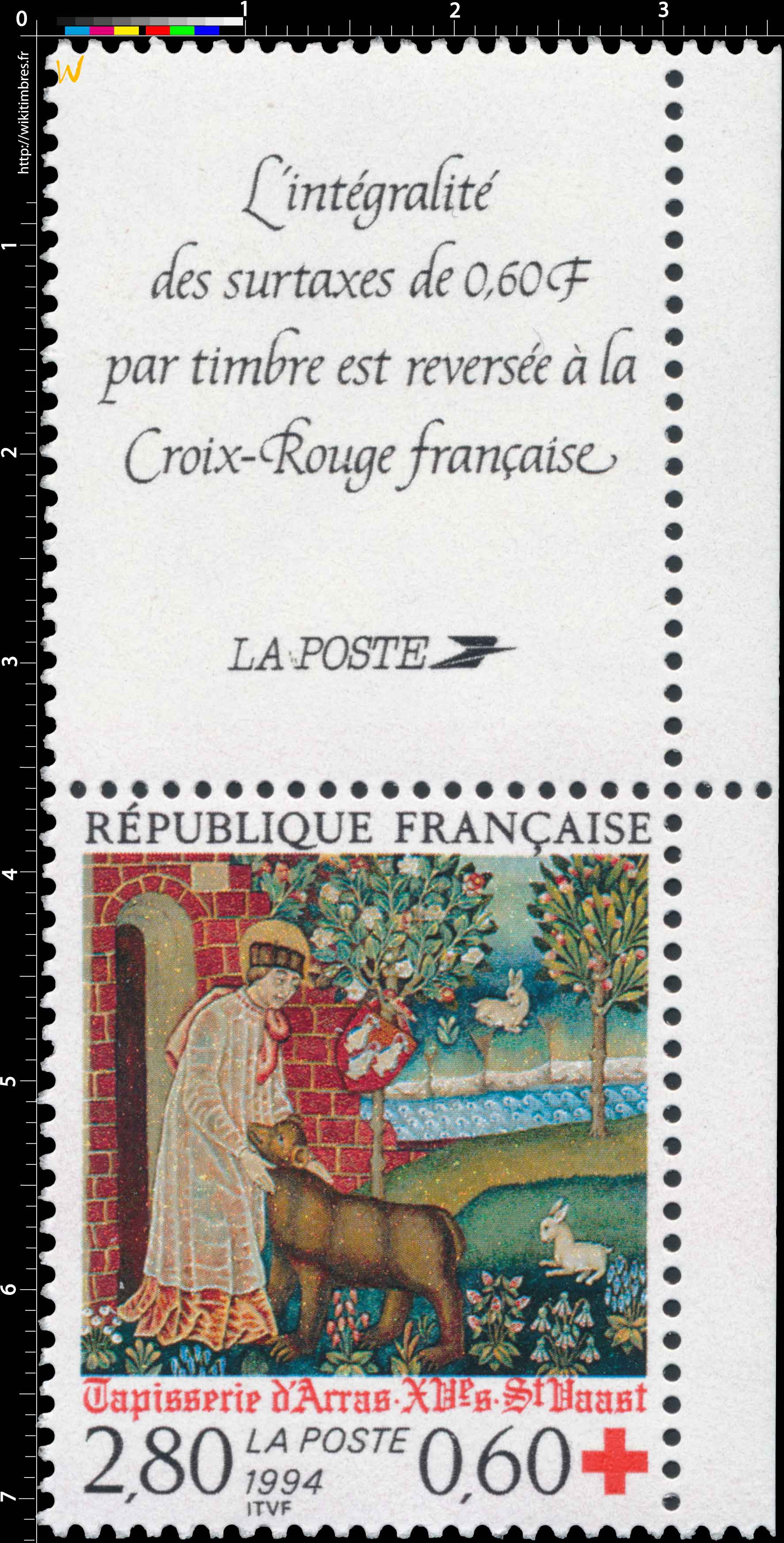 1994 Tapisserie d'Arras XVᵉ s St Vaast