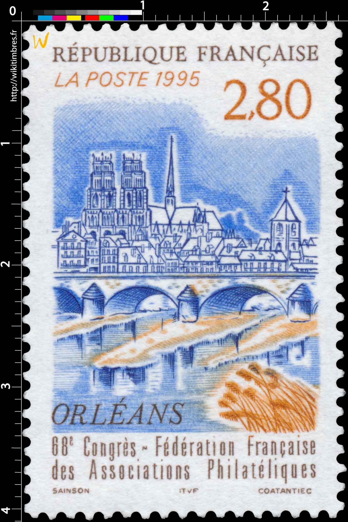 1995 Congrès - Fédération Française des Associations Philatéliques ORLÉANS
