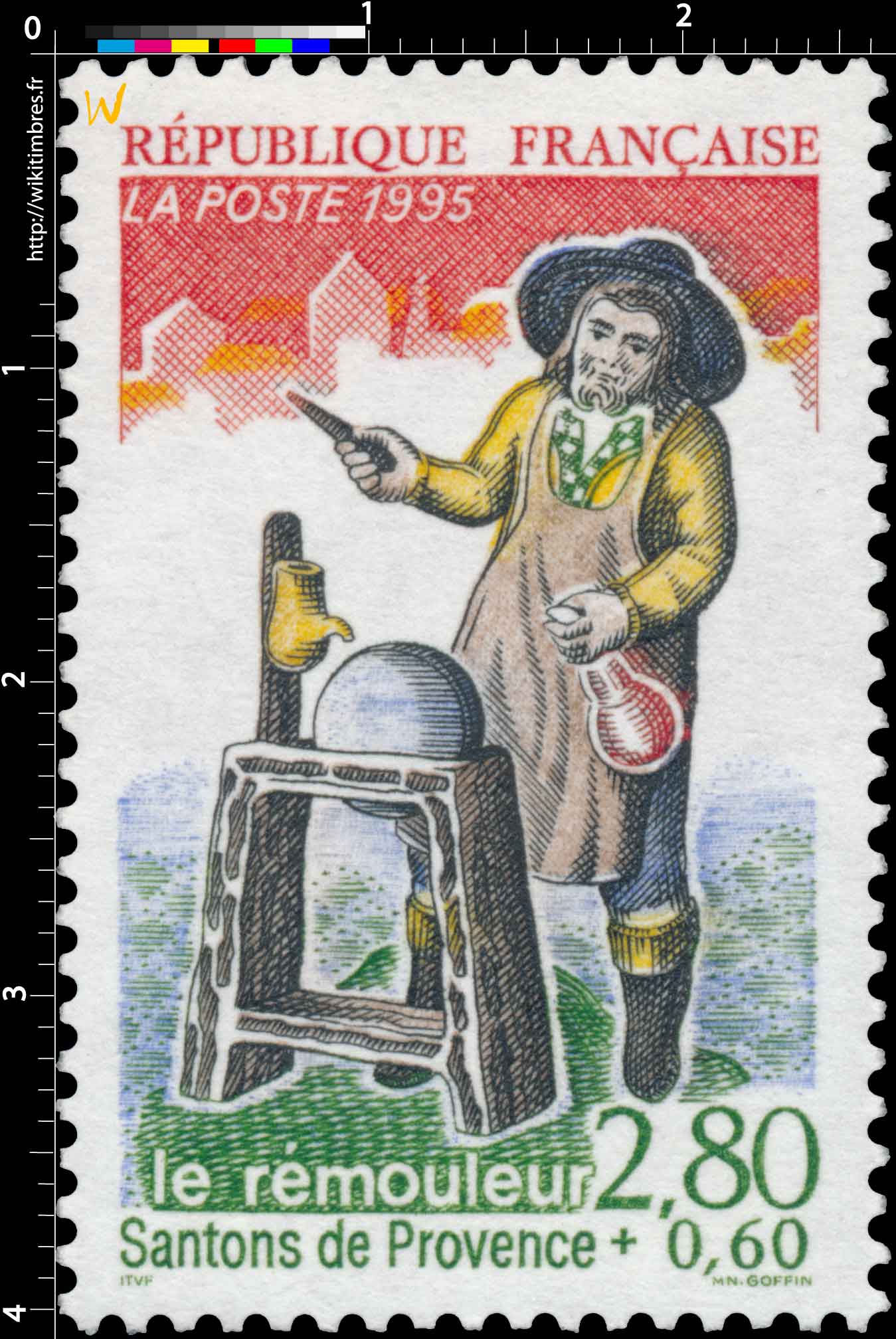 1995 Santons de Provence le rémouleur