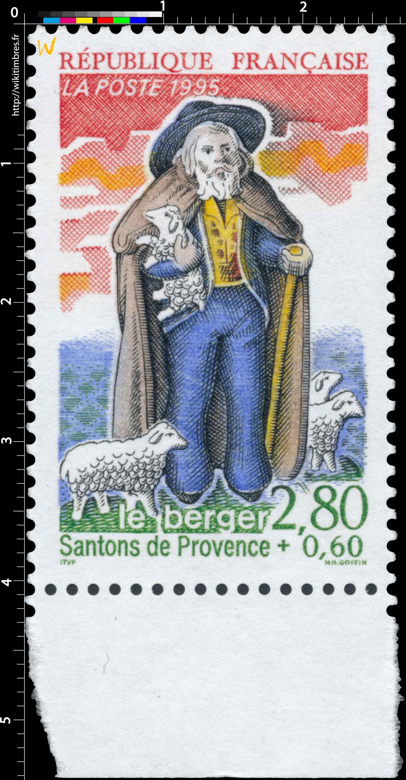 1995 Santons de Provence le berger