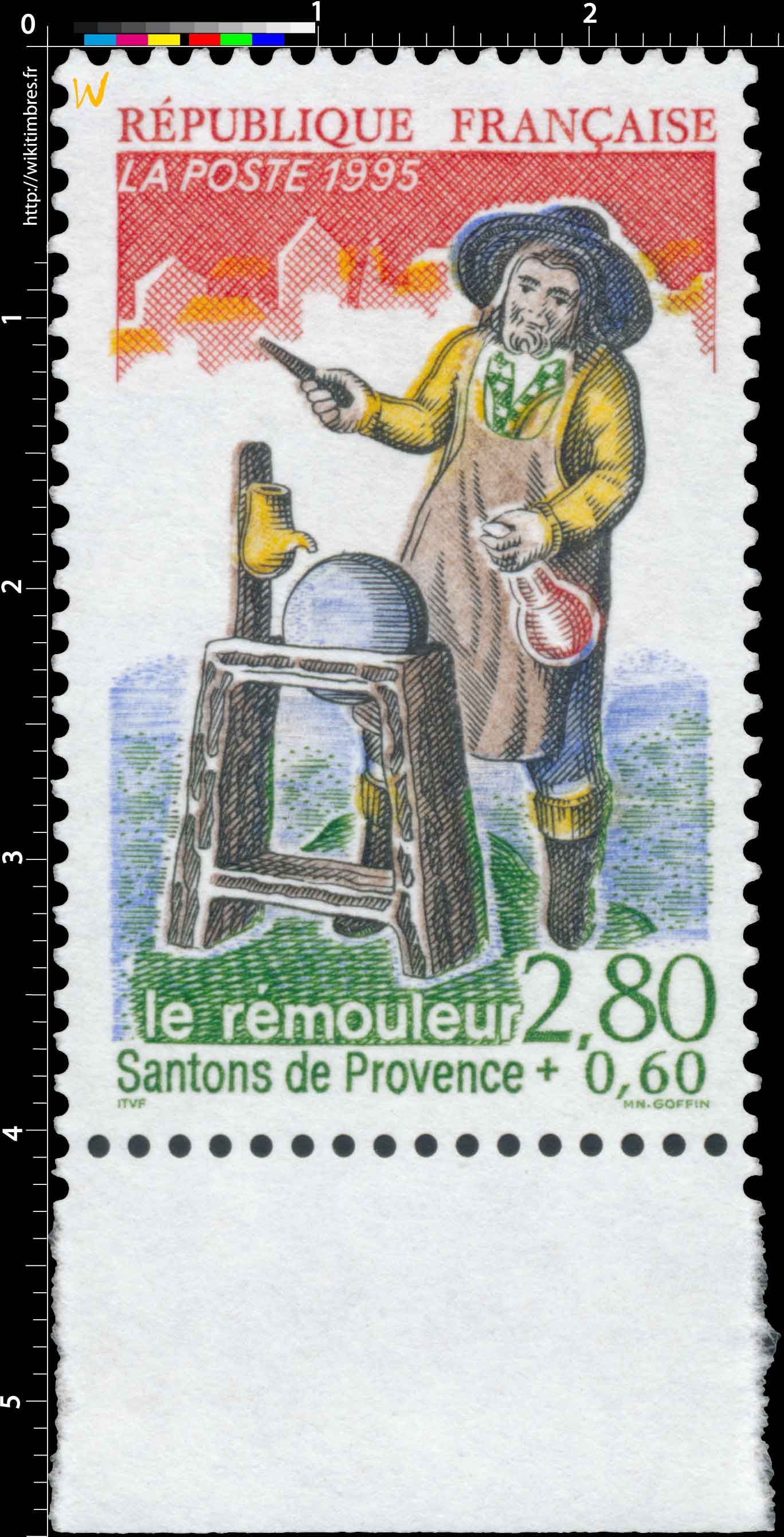 1995 Santons de Provence le rémouleur