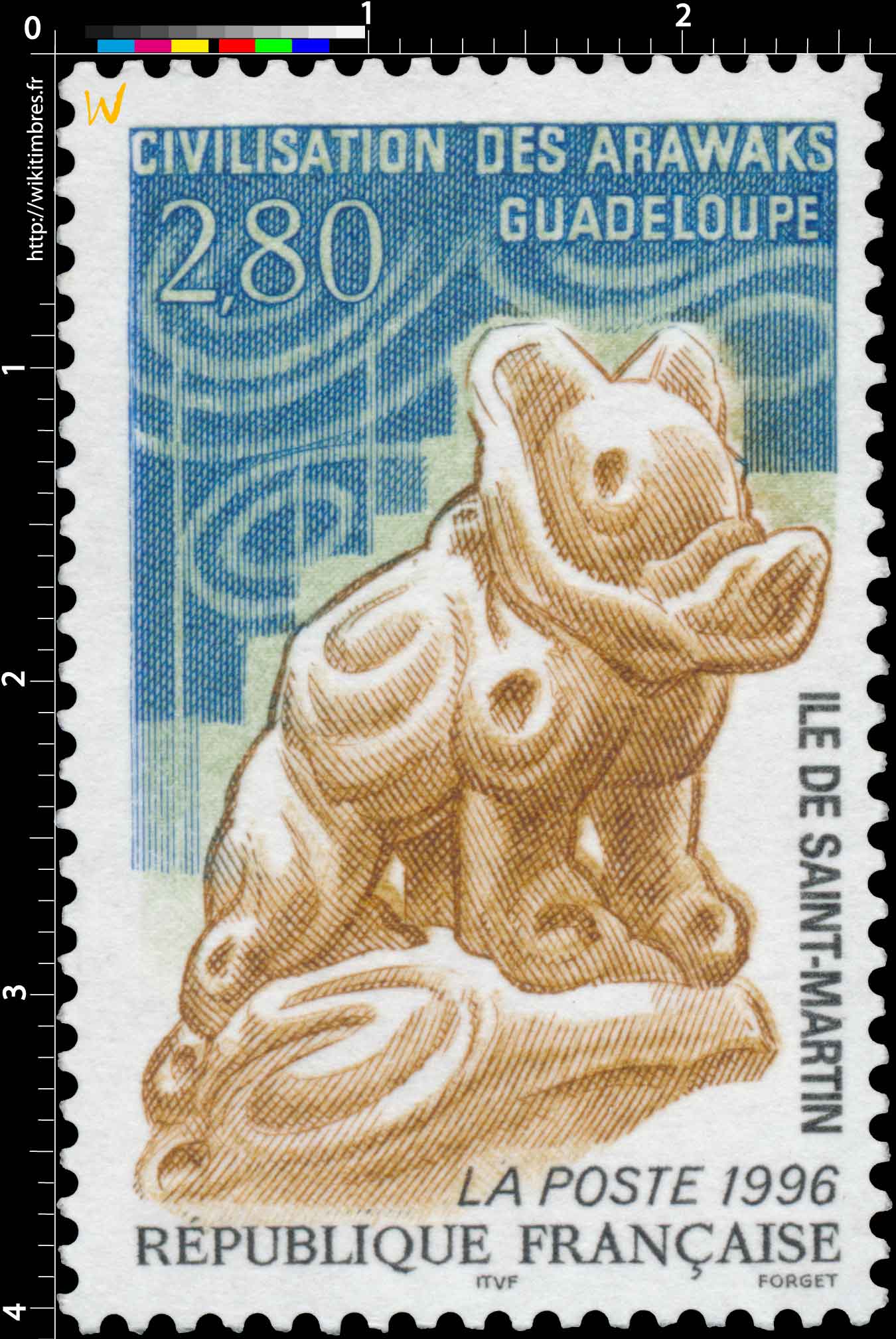 1996 CIVILISATION DES ARAWAKS GUADELOUPE ÎLE DE SAINT-MARTIN