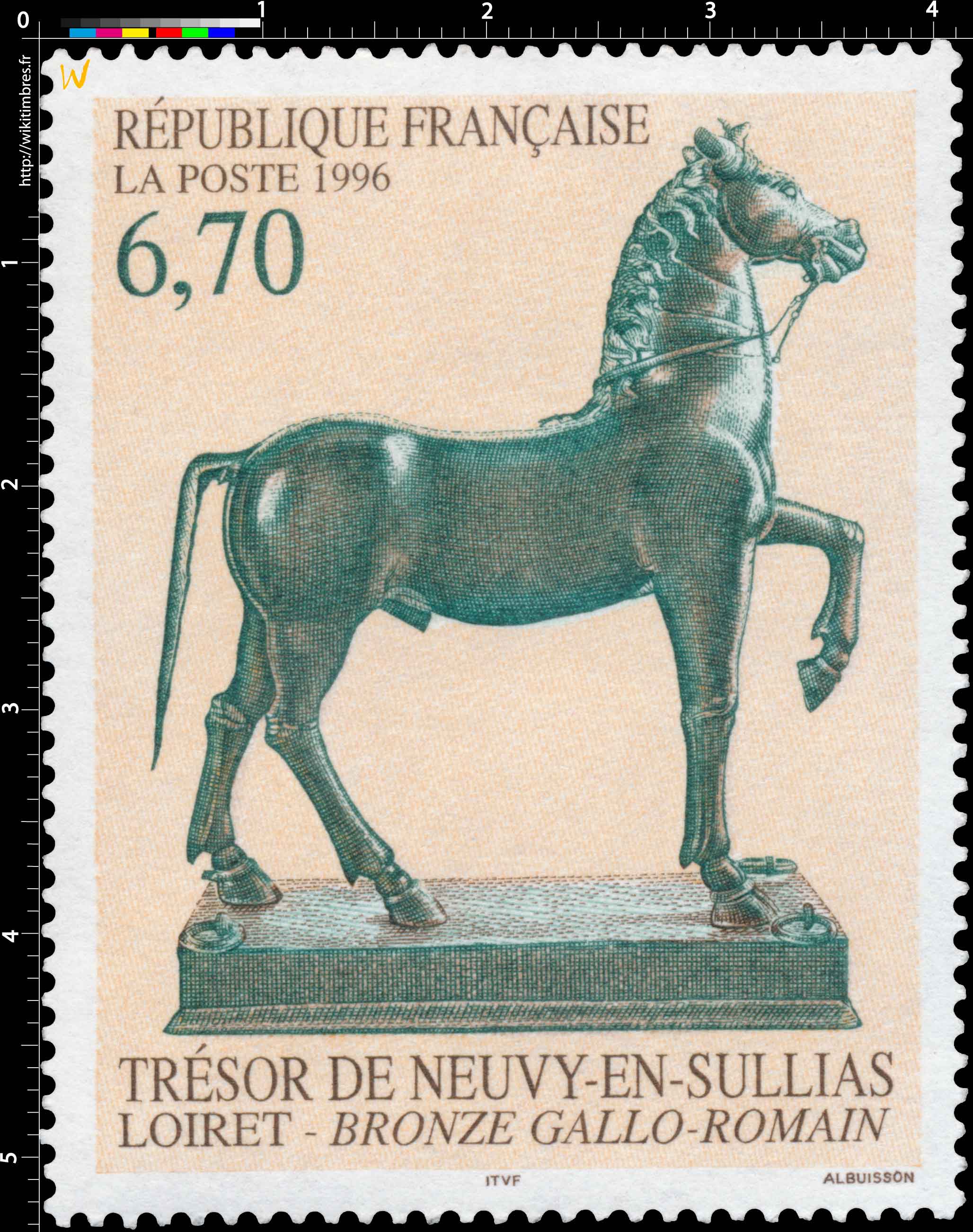1996 TRÉSOR DE NEUVY-EN-SULLIAS LOIRET - BRONZE GALLO - ROMAIN
