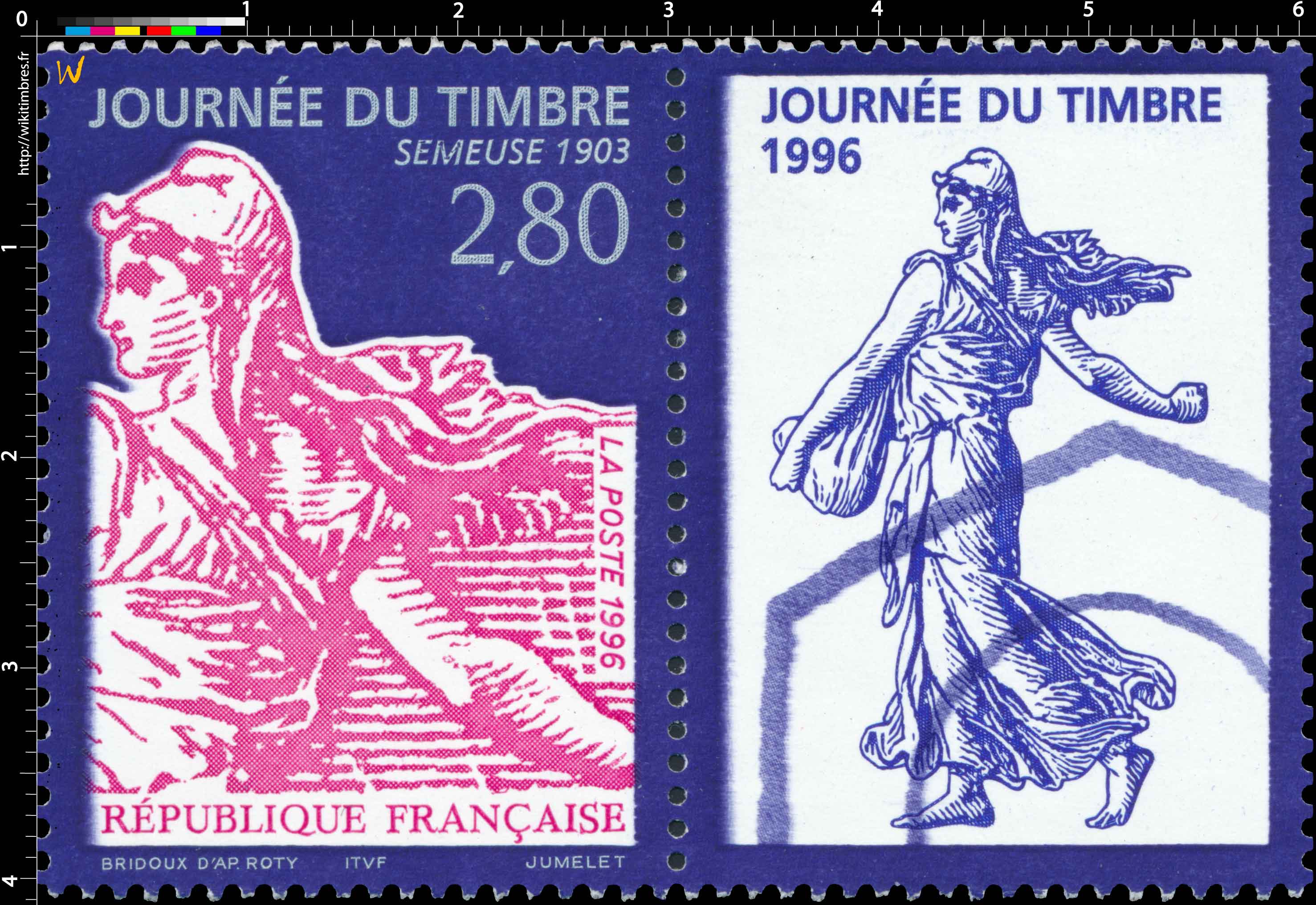 1996 JOURNÉE DU TIMBRE SEMEUSE 1903
