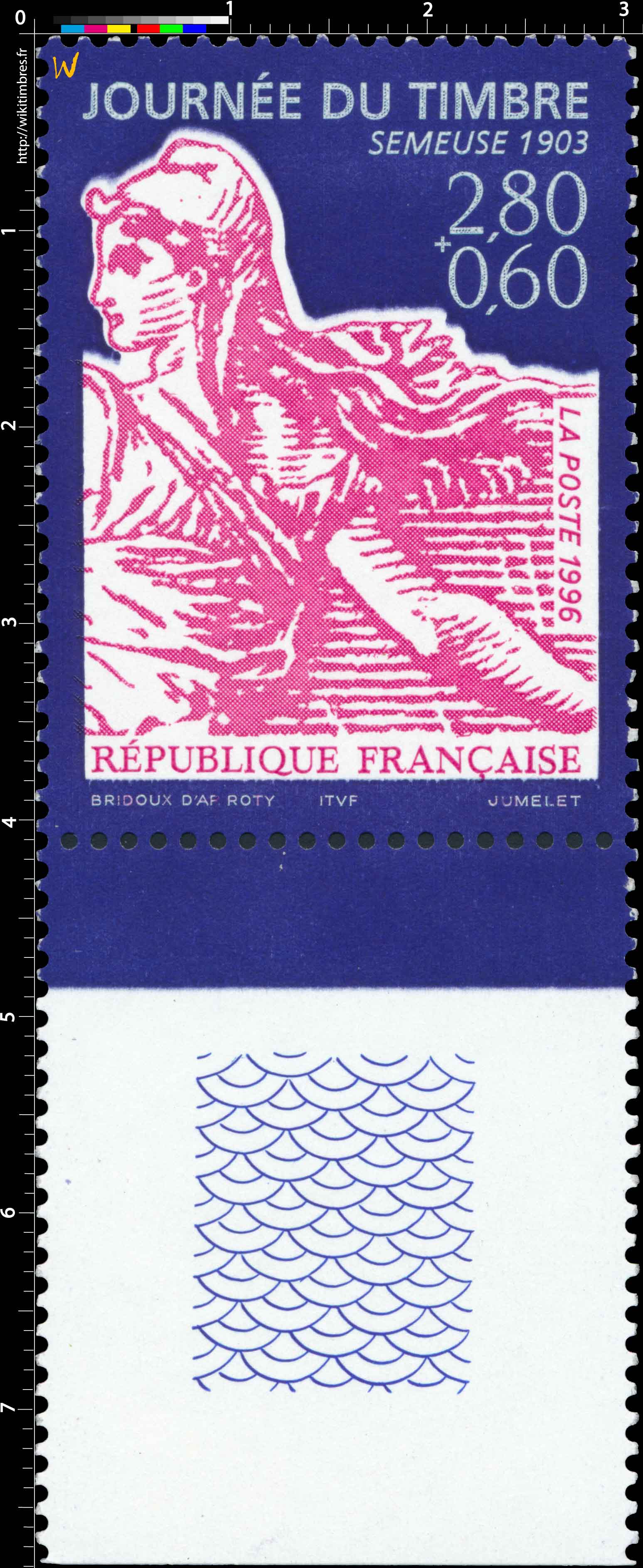 1996 JOURNÉE DU TIMBRE SEMEUSE 1903