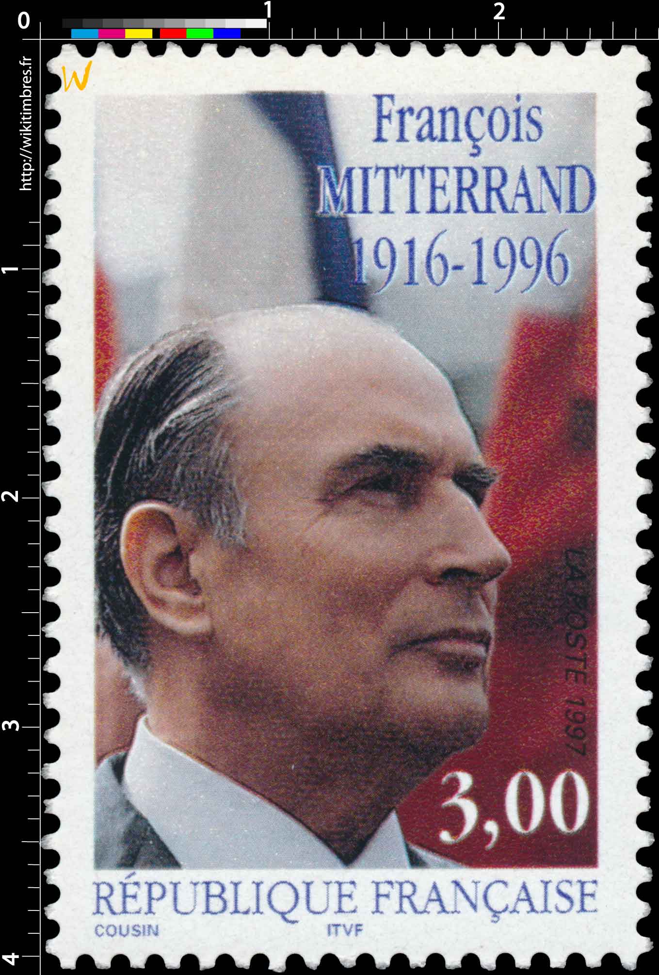 1997 FRANÇOIS MITTERRAND 1916-1996