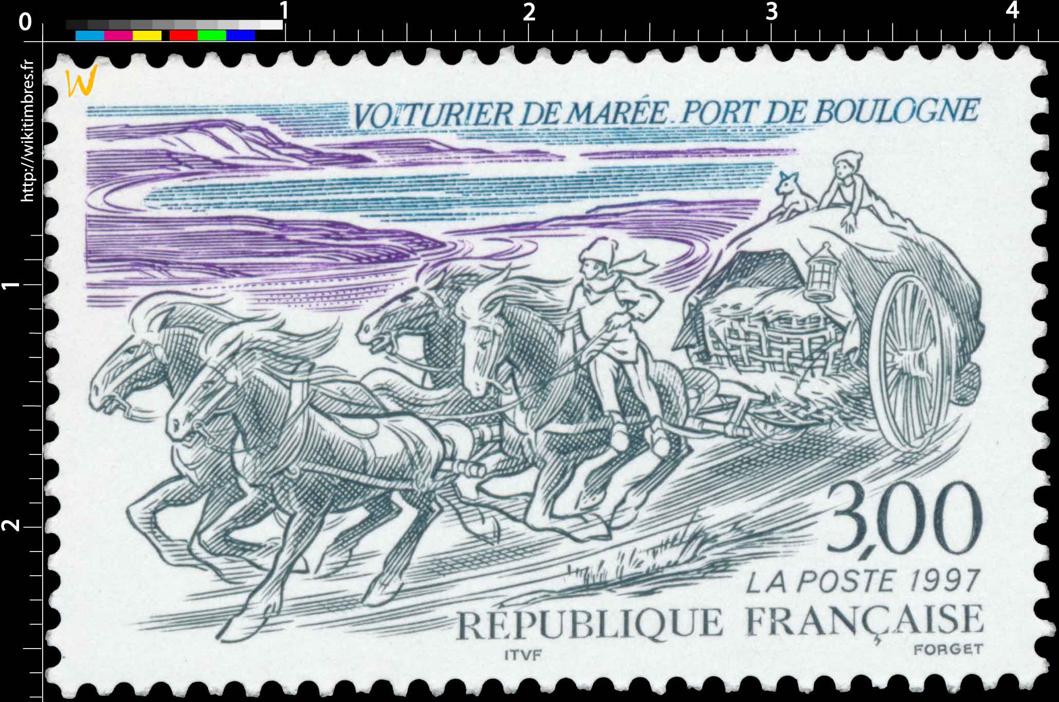 1997 VOITURIER DE MARÉE - PORT DE BOULOGNE
