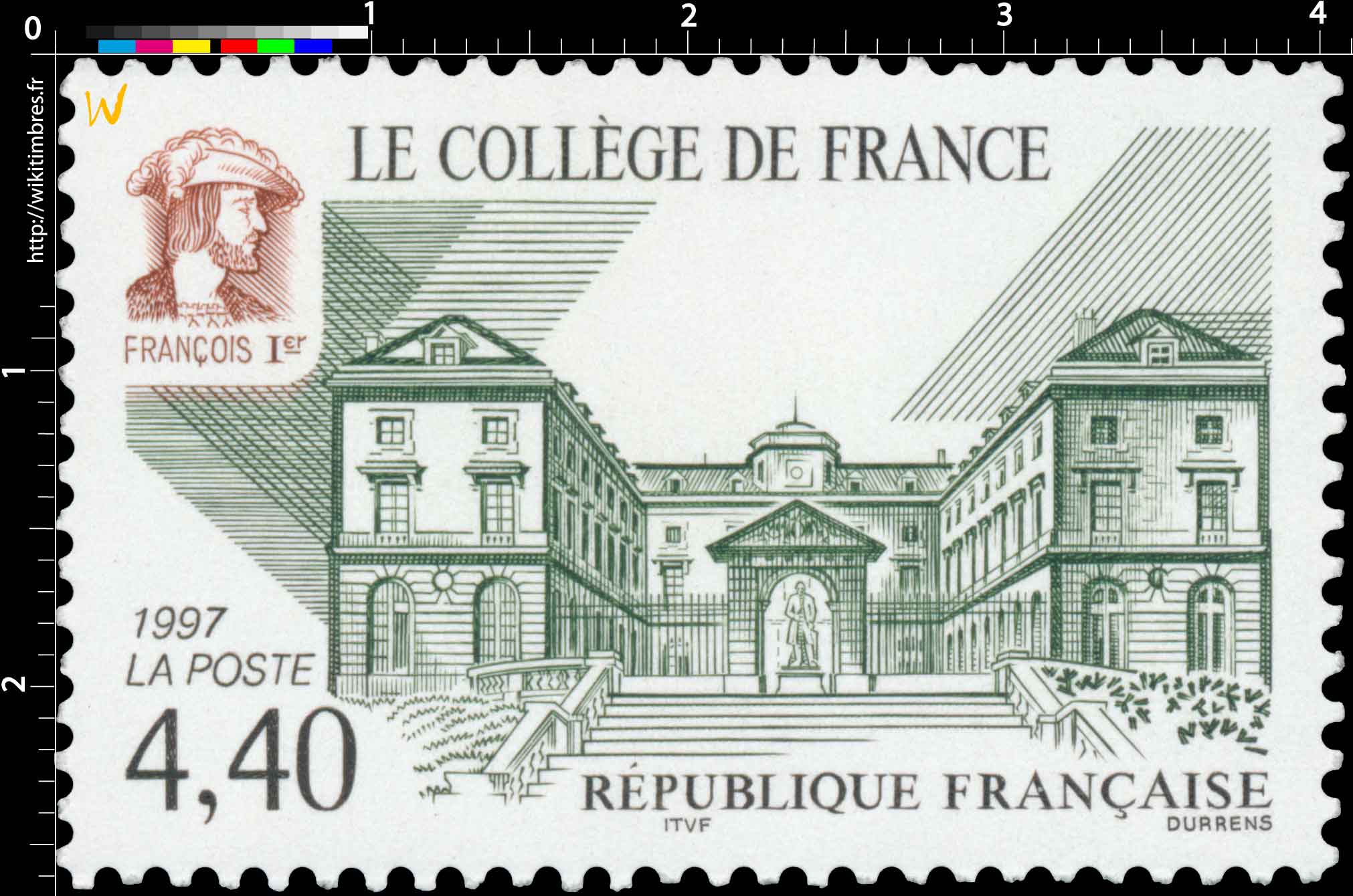 1997 LE COLLÈGE DE FRANCE FRANÇOIS 1er