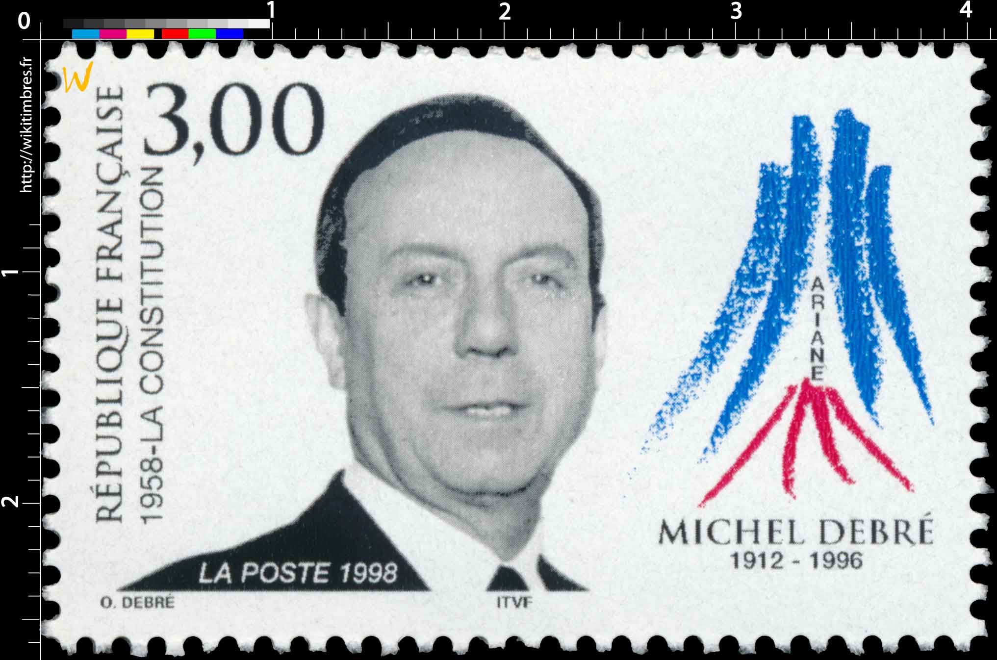 1998 1958-LA CONSTITUTION MICHEL DEBRÉ 1912-1996