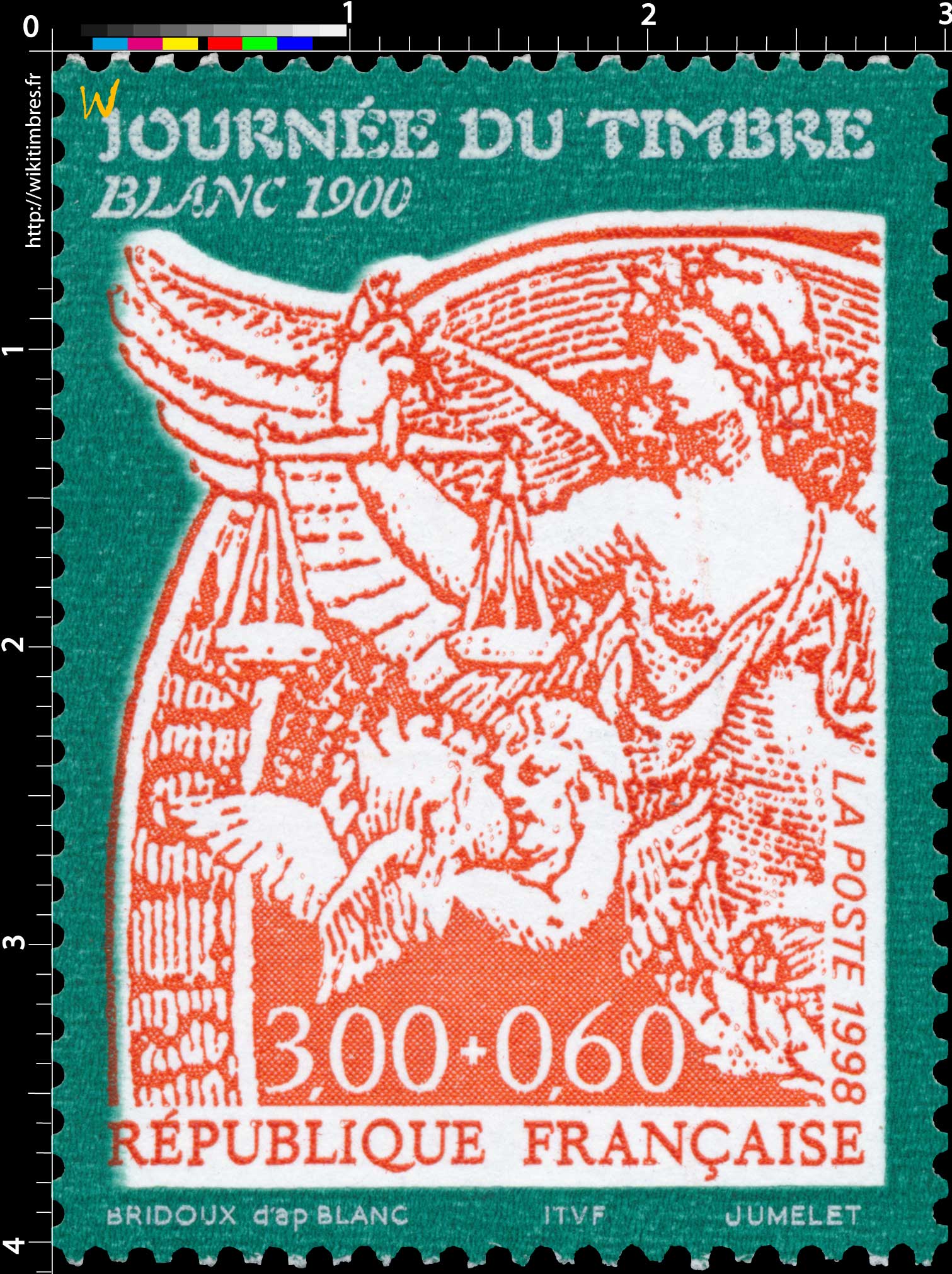 1998 JOURNÉE DU TIMBRE BLANC 1900